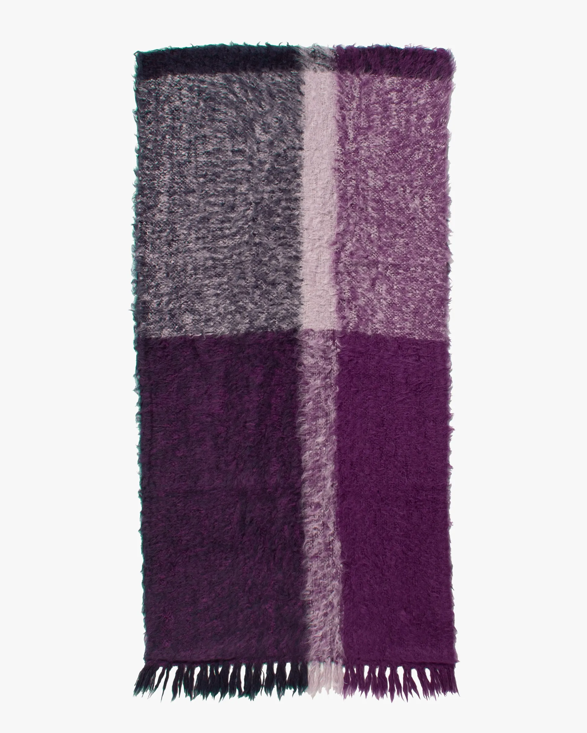 Kobo Oriza Snood, Brushed Cotton, Navy and Purple sold by Kiriko product image thumbnail 2