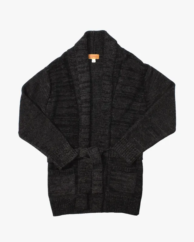 Japanese Repro Cardigan, L, J.S. Homestead, Charcoal sold by Kiriko