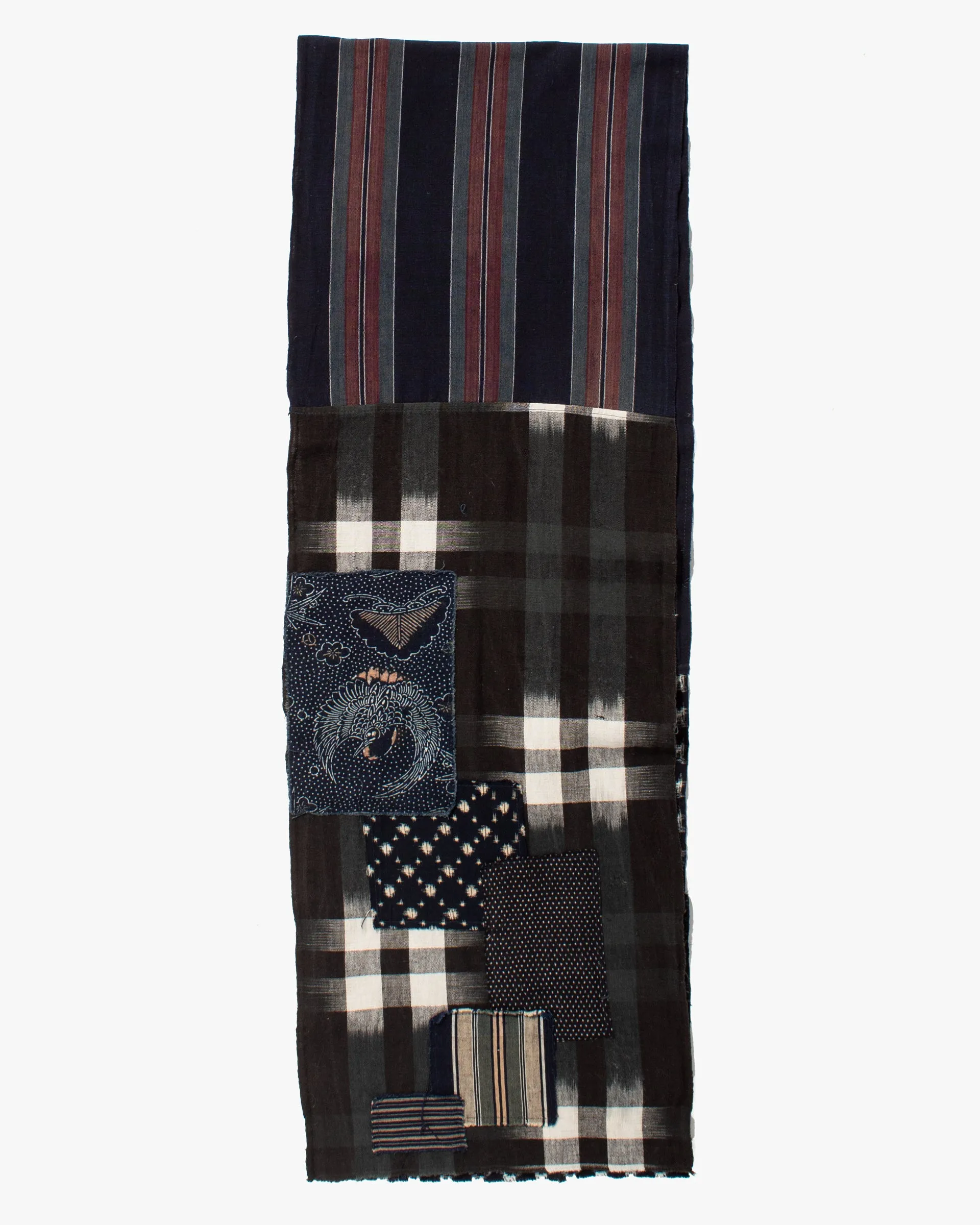 Kiriko Original Scarf, Patched Boro, Indigo, 41 sold by Kiriko product image thumbnail 3