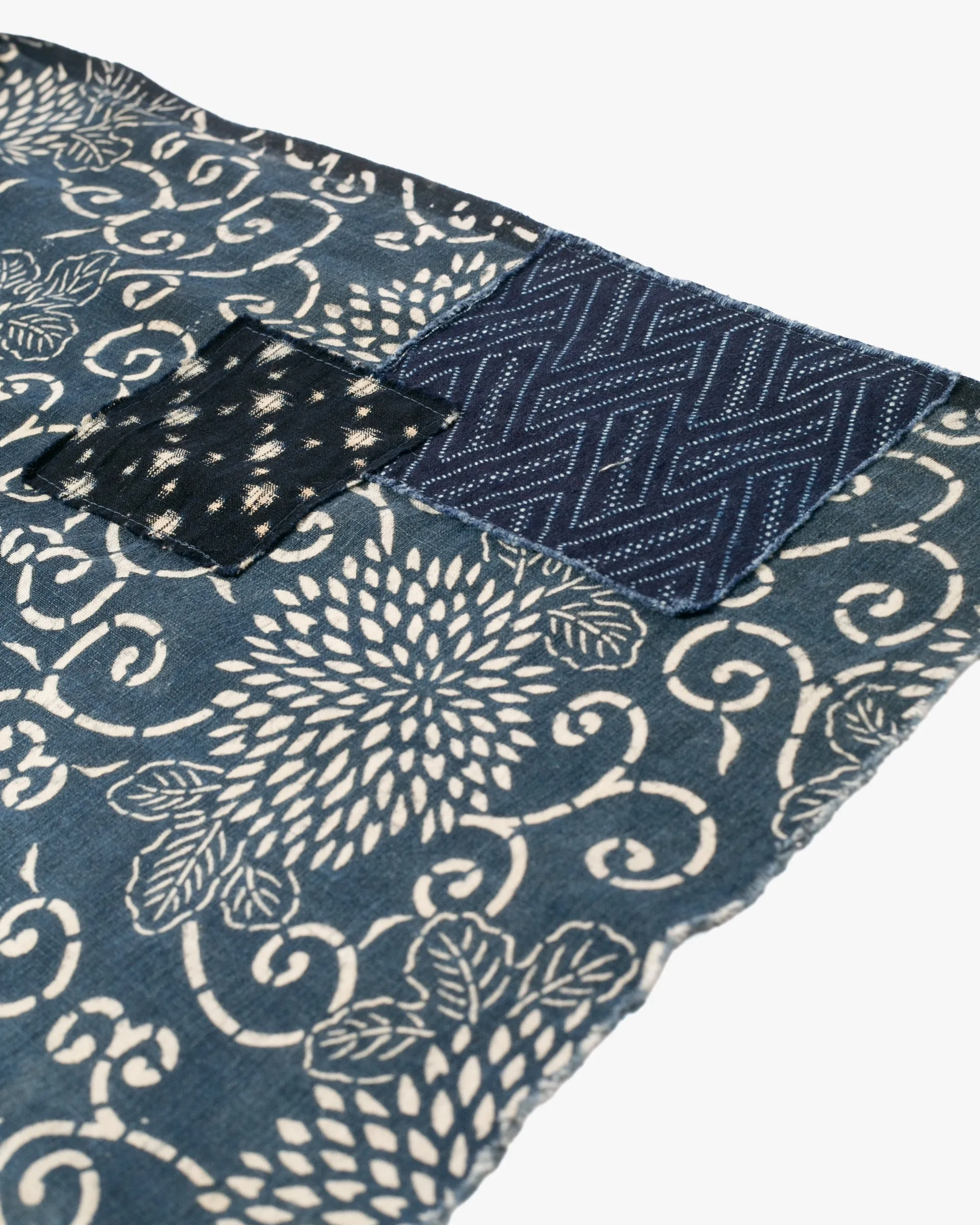 Kiriko Original Scarf, Patched Boro, Indigo, 40 sold by Kiriko product image thumbnail 5