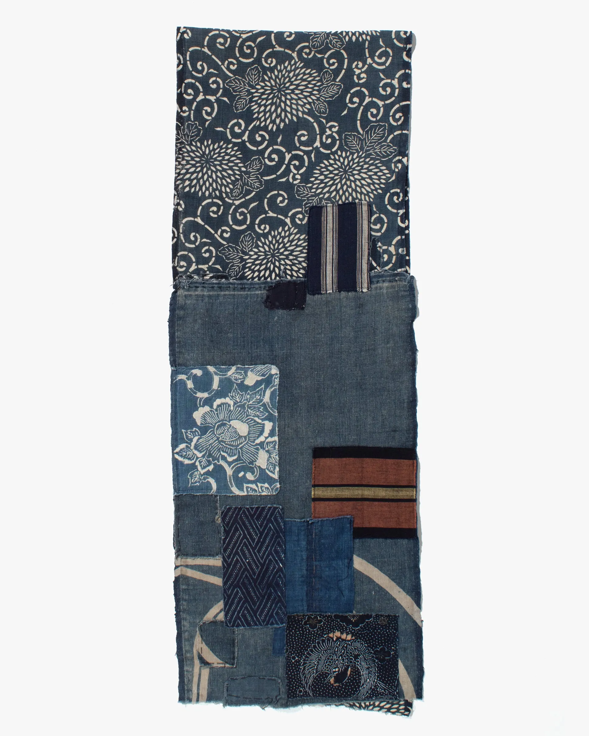 Kiriko Original Scarf, Patched Boro, Indigo, 40 sold by Kiriko product image thumbnail 4