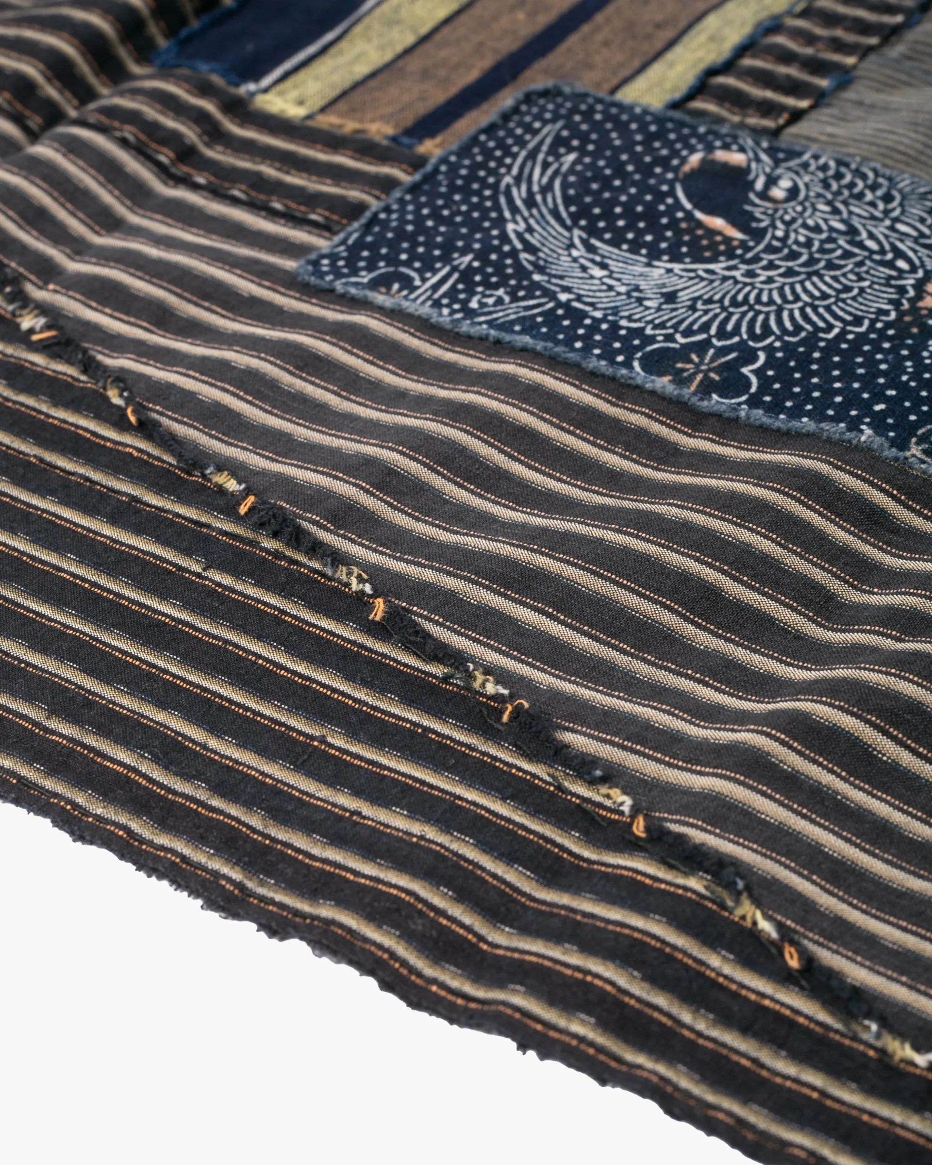 Kiriko Original Scarf, Patched Boro, Indigo, 39 sold by Kiriko product image thumbnail 5