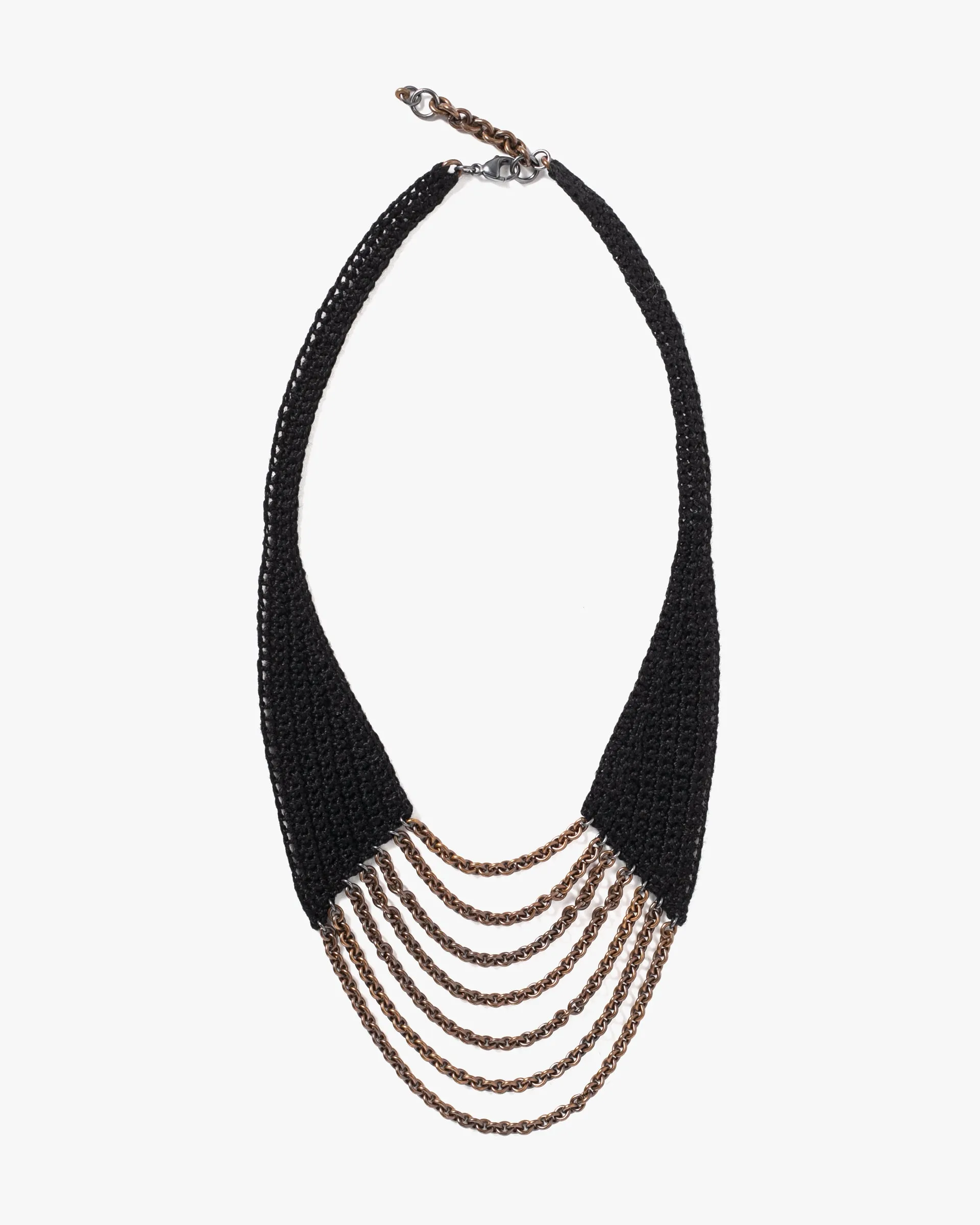 Boet X Kiriko Necklace, Short Horseshoe, Black sold by Kiriko