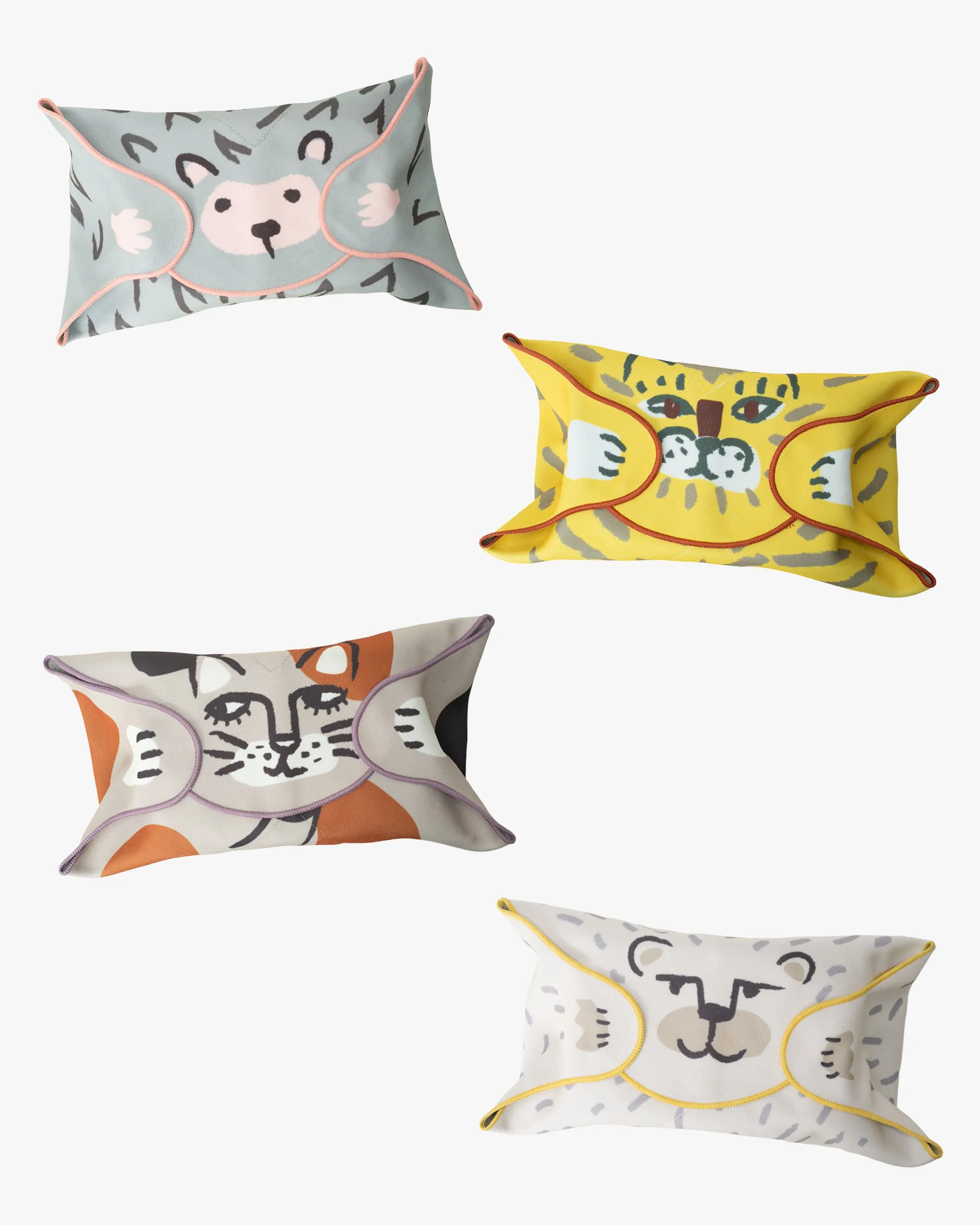 Lunch Bag/Velcro, Bisque, Momonga Series, Tiger sold by Kiriko product image thumbnail 2