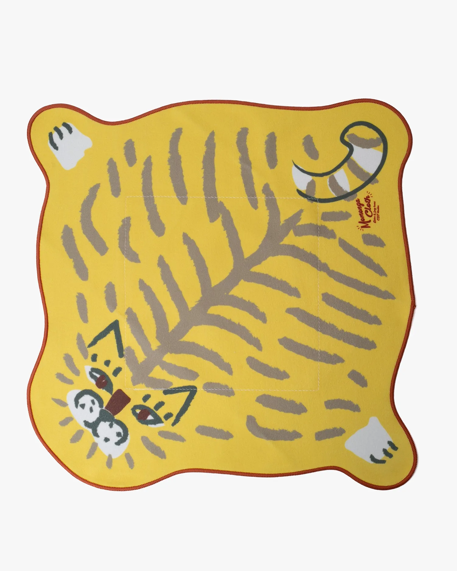 Lunch Bag/Velcro, Bisque, Momonga Series, Tiger sold by Kiriko