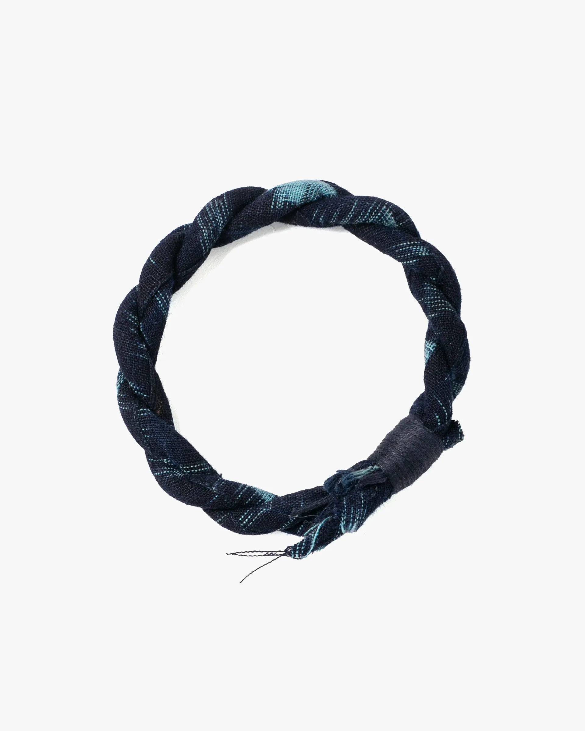 Boet x Kiriko Bracelet, Indigo with Light Blue Kasuri sold by Kiriko