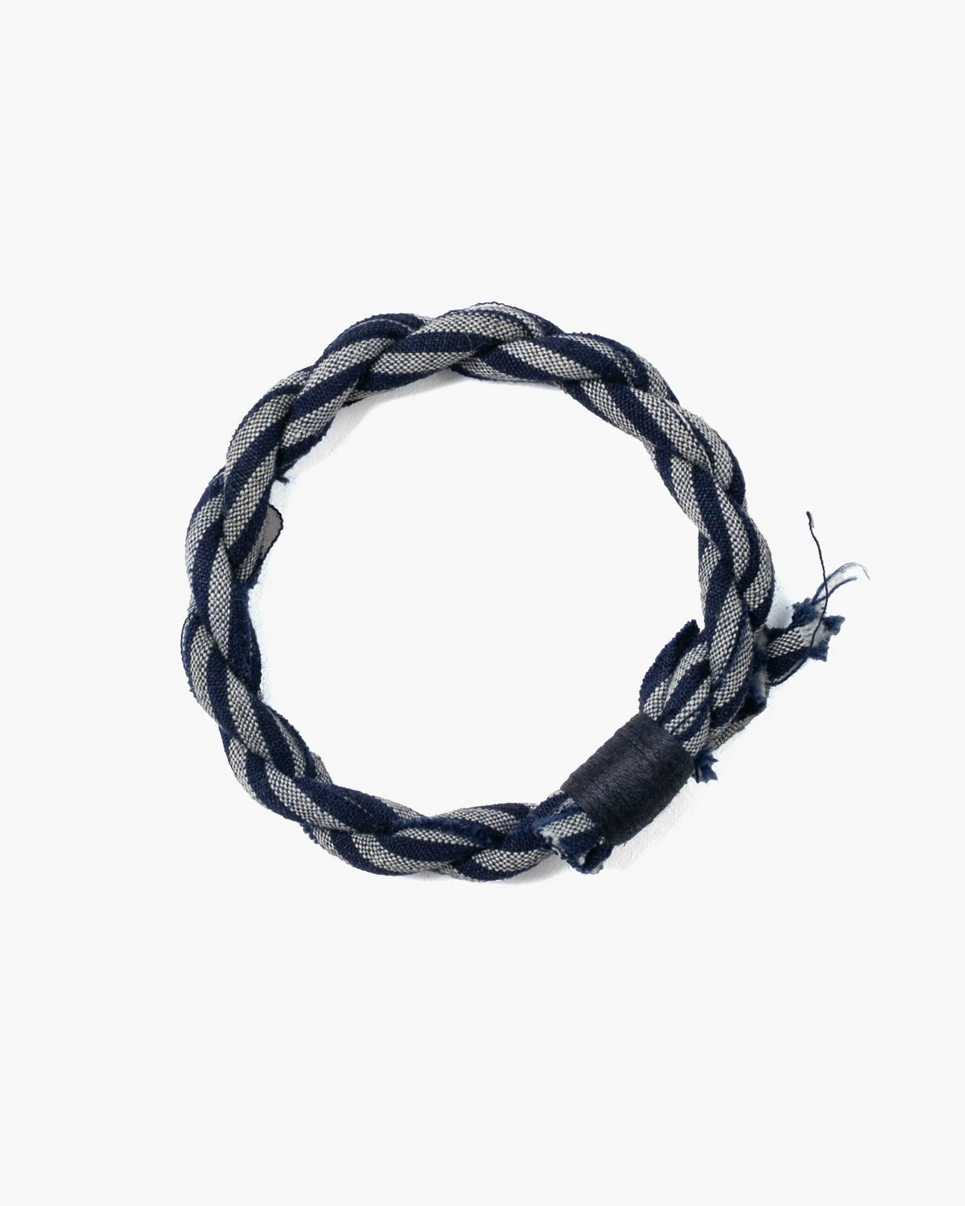 Boet x Kiriko Bracelet, Indigo and White Shima sold by Kiriko