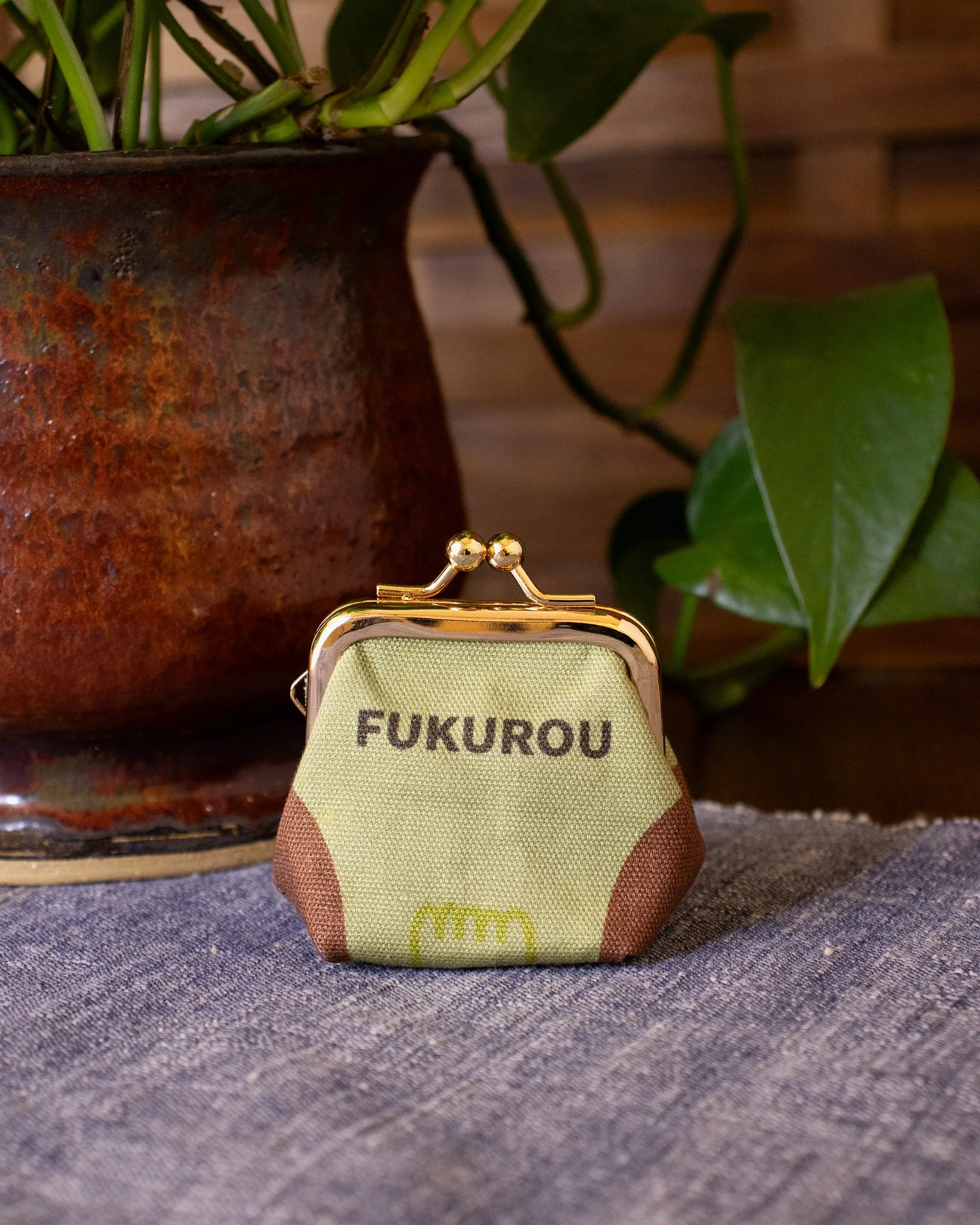 Wa Modern, Mini Coin Purse, Fukurou sold by Kiriko product image thumbnail 2