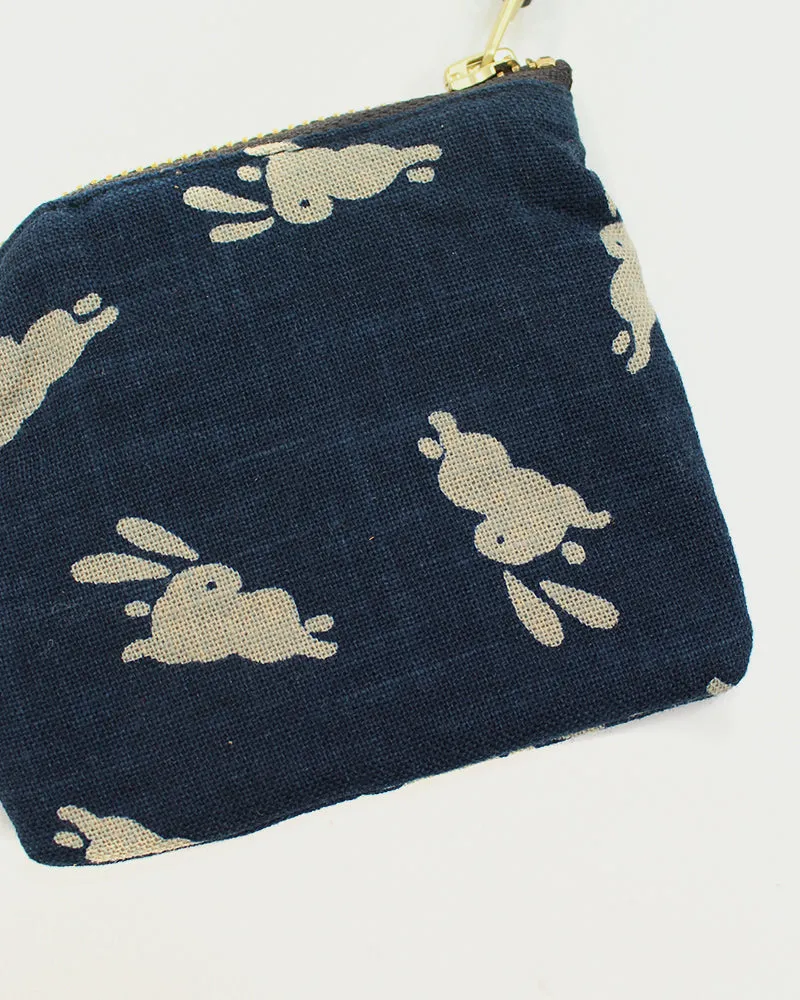 Kiriko Original, Zipper Wallet, Indigo Usagi sold by Kiriko product image thumbnail 2