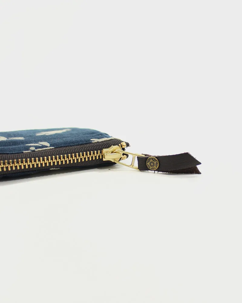 Kiriko Original, Zipper Wallet, Indigo Usagi sold by Kiriko product image thumbnail 3