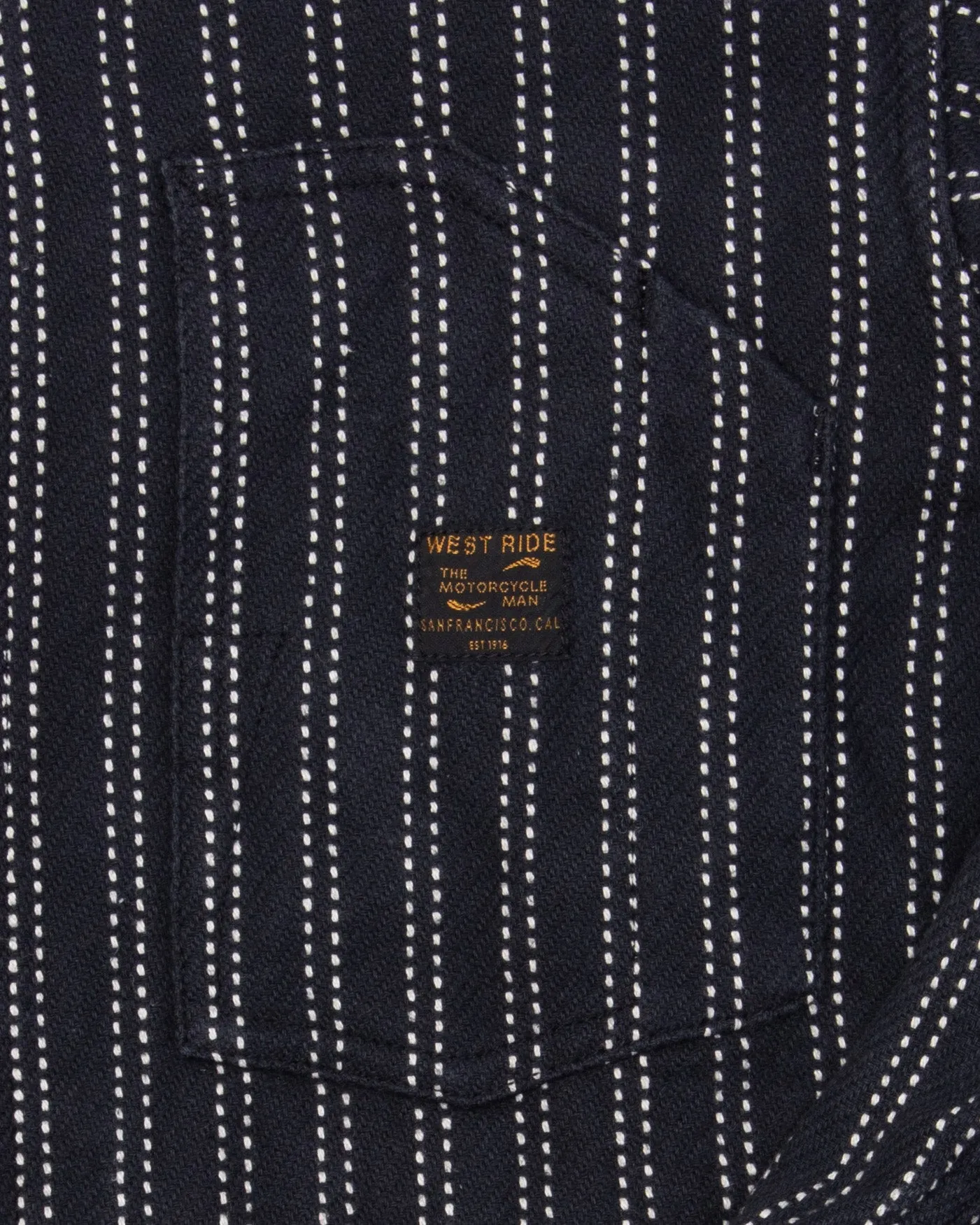 US Vintage Chore Coat, L, West Ride, Dotted Stripes sold by Kiriko product image thumbnail 5