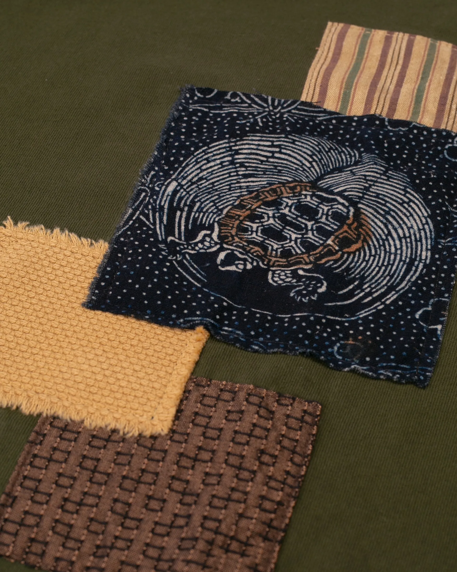 Kiriko Original Tee, 8 oz Cotton, Patched Tee, Dark Green sold by Kiriko product image thumbnail 2