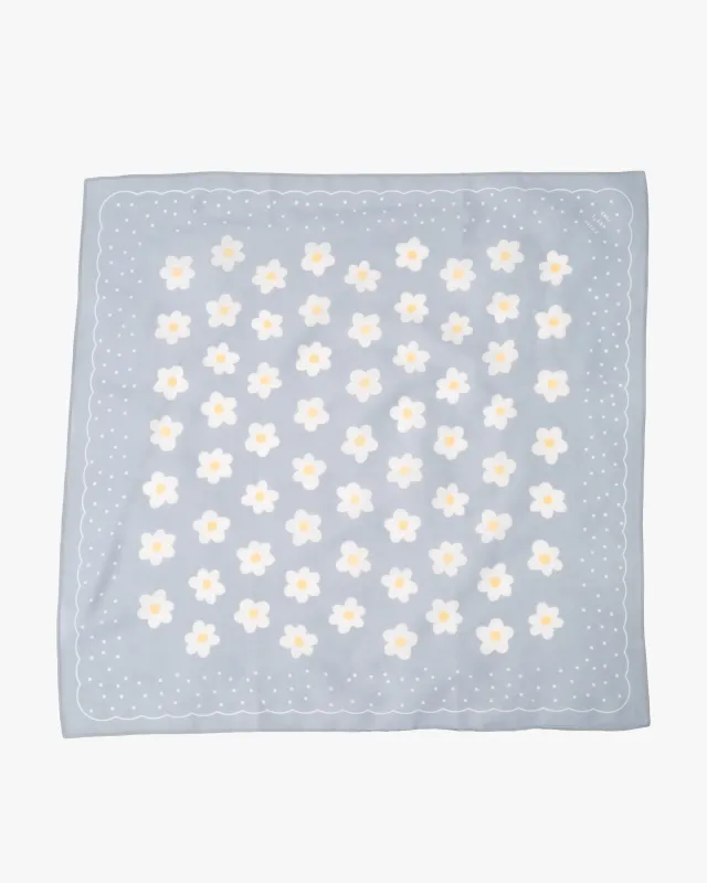 Bandana, Bisque, Pale Blue Floral sold by Kiriko