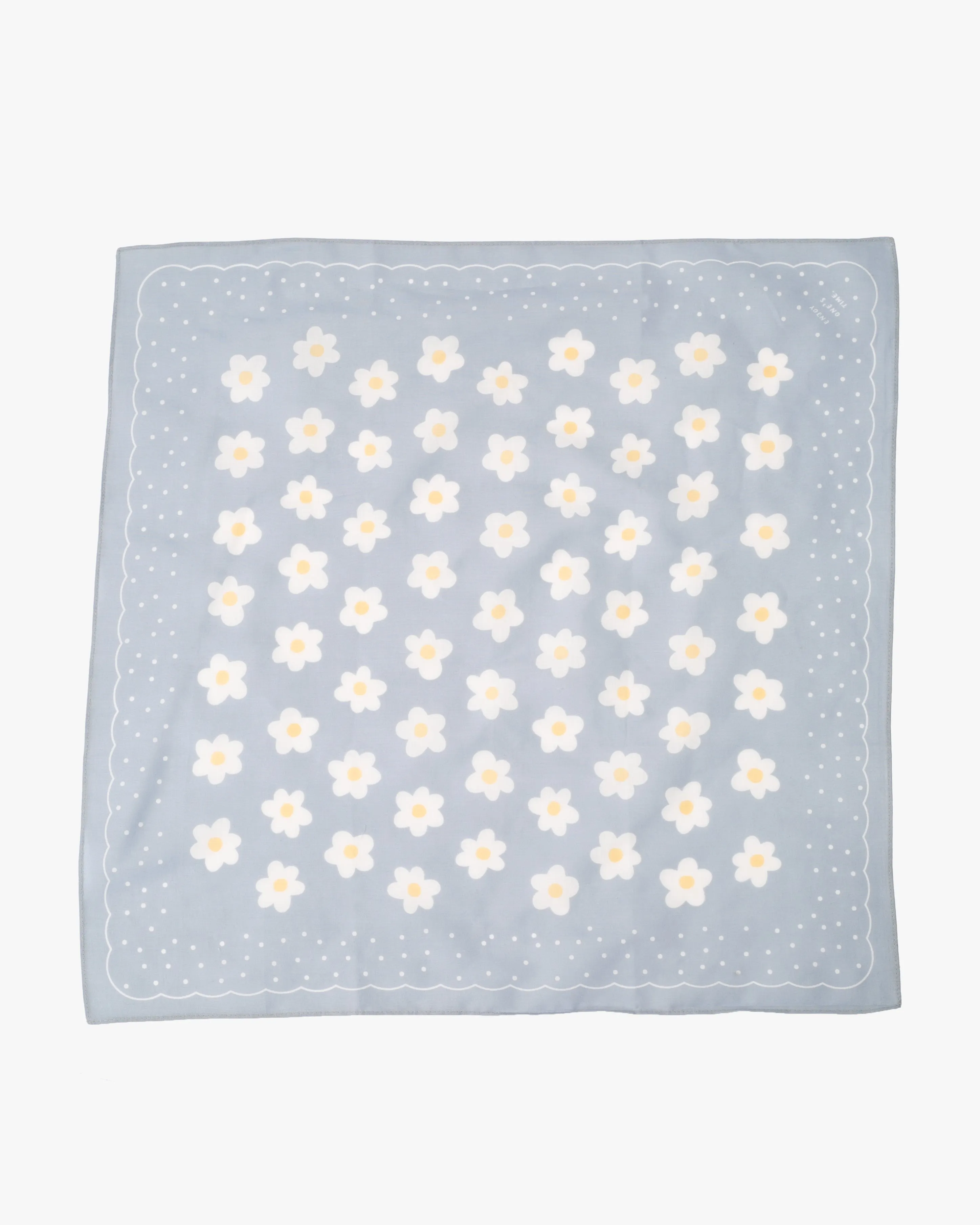 Bandana, Bisque, Pale Blue Floral sold by Kiriko