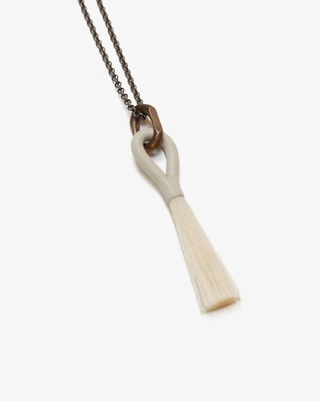 Boet, Necklace, Horse Tassel, Ecru and Blonde sold by Kiriko