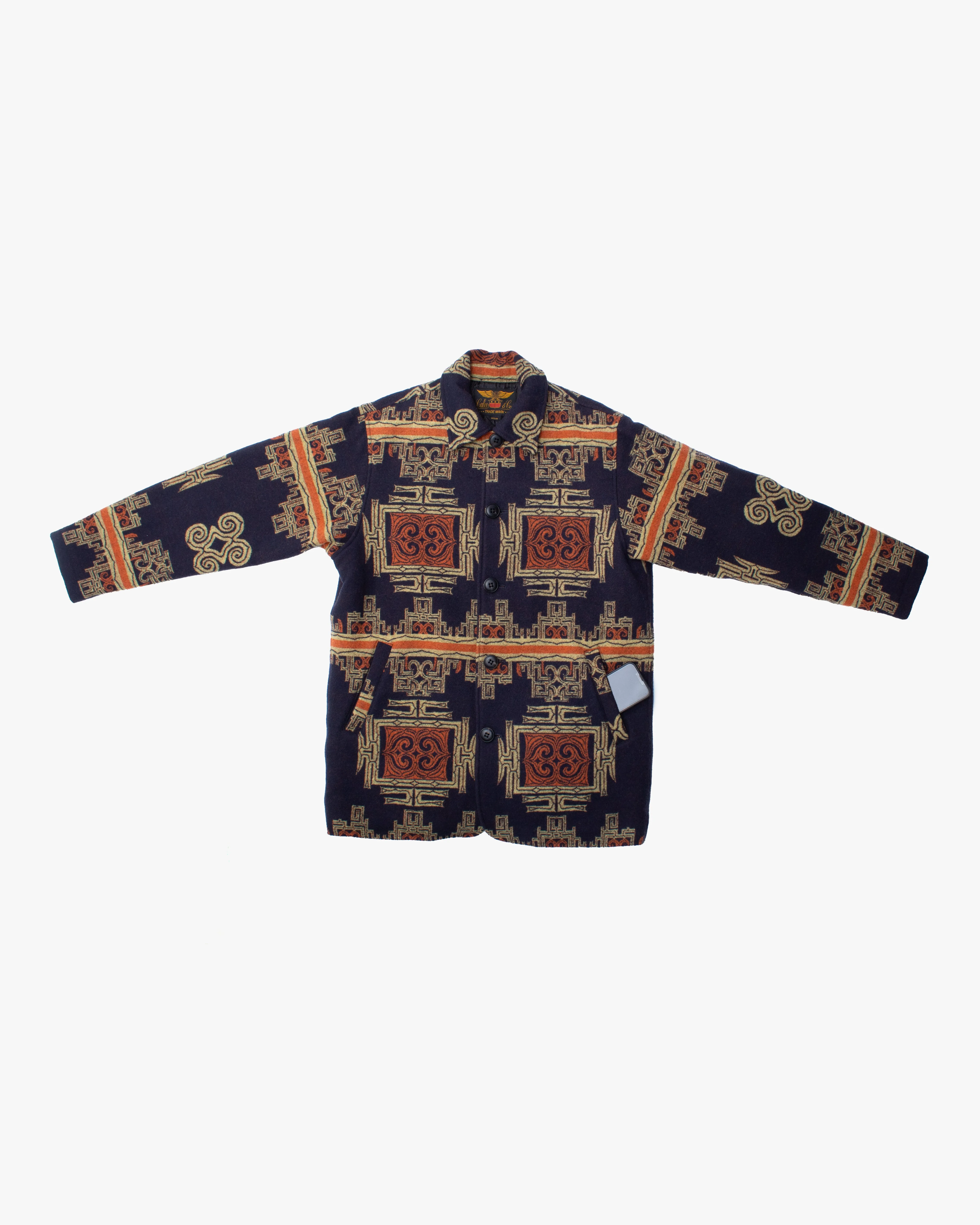 Japanese Repro Jacket, M, Calee Native, Blue sold by Kiriko product image thumbnail 3