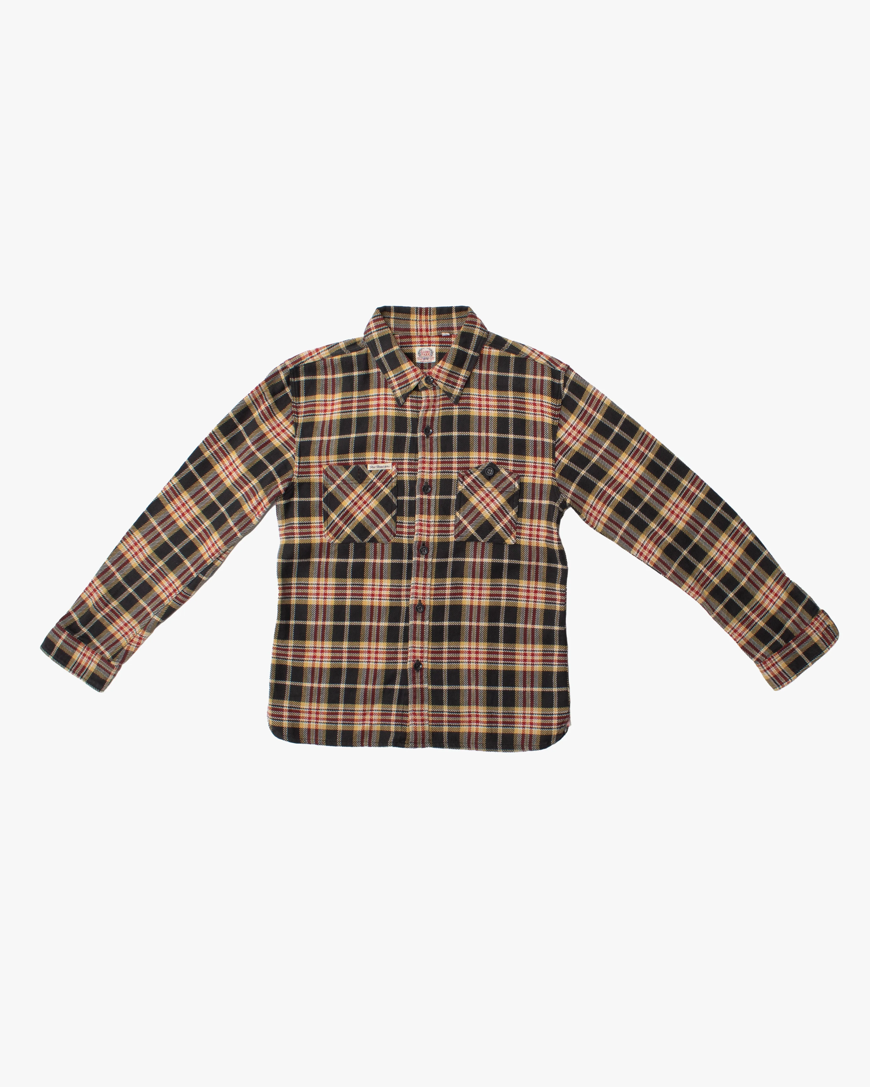 Japanese Repro Button Up Shirt, S, Flathead, Yellow/Red sold by Kiriko product image thumbnail 2