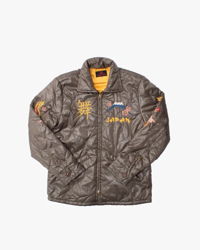 Japanese Repro Jacket, M, Cropped Heads, Nylon Como Jacket sold by Kiriko