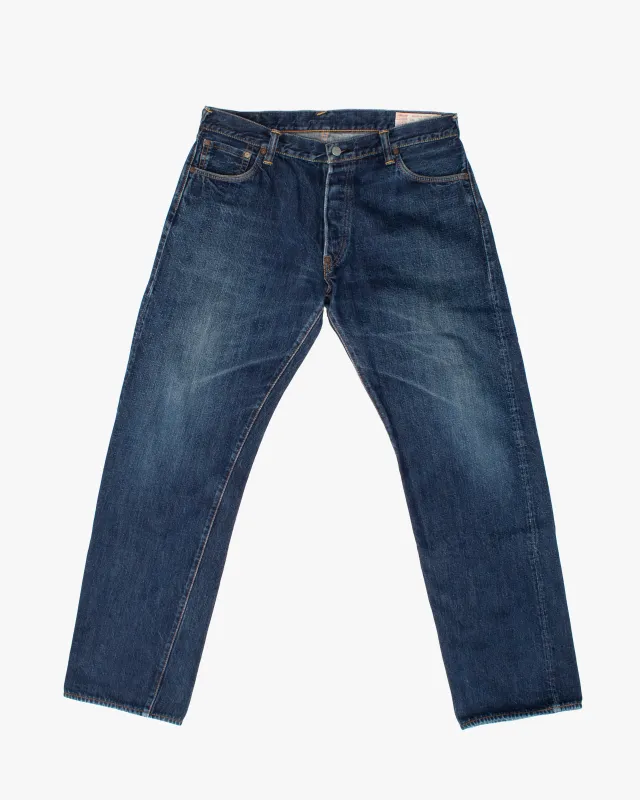 Japanese Repro Denim Jeans, 38, Evisu, Tonal Print sold by Kiriko