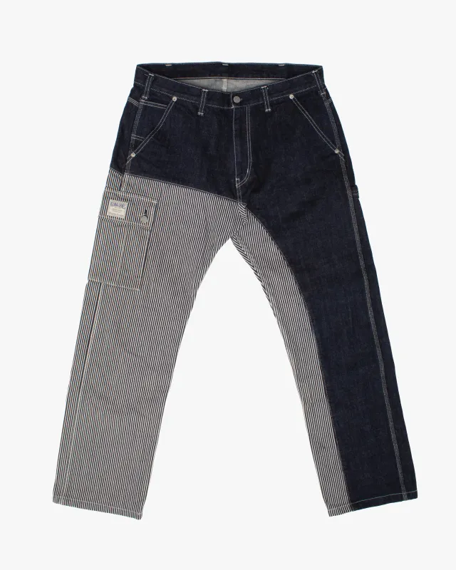 Japanese Repro Denim Jeans, 36, Kojima, Striped Curve sold by Kiriko