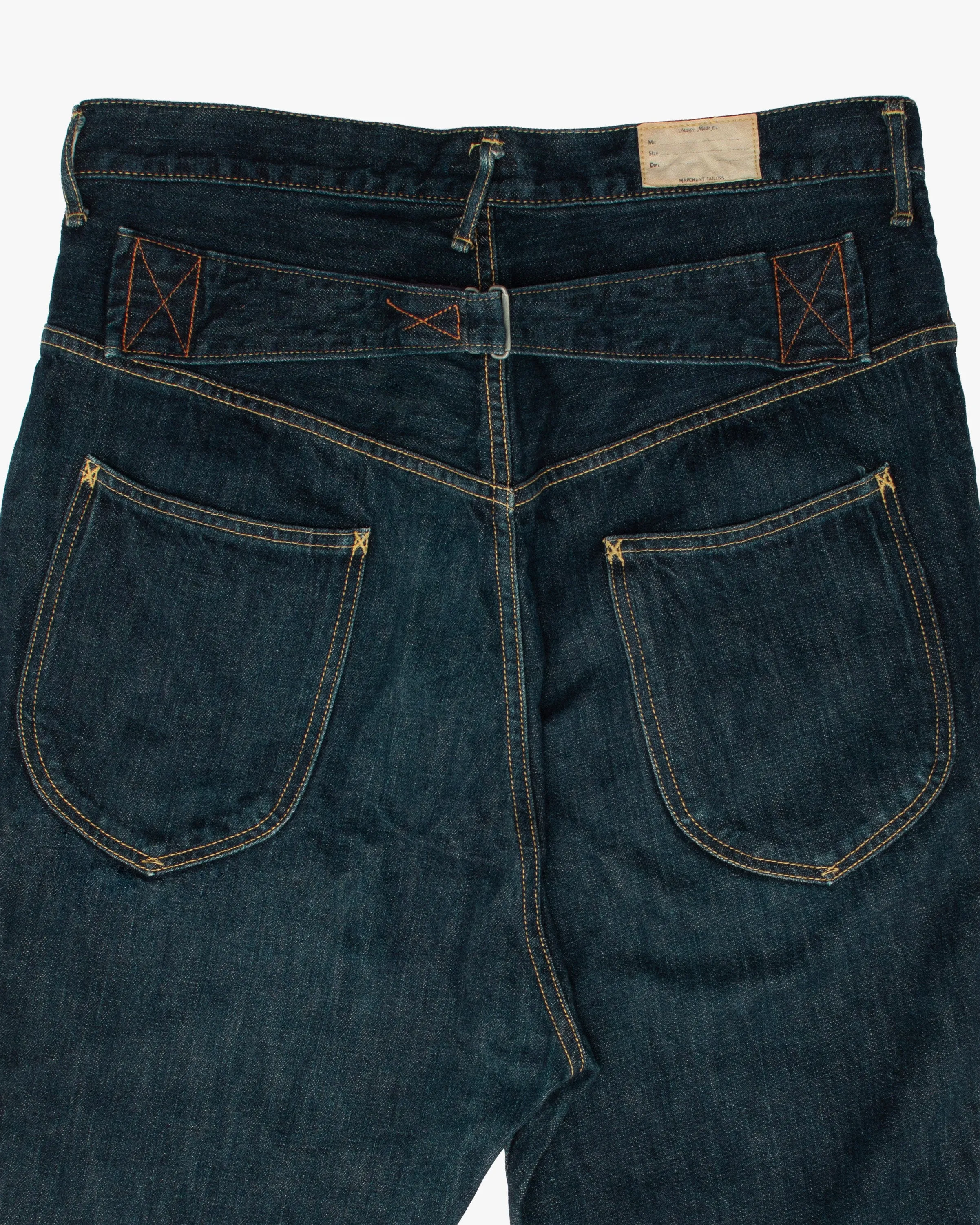Japanese Repro Denim Jeans, L, Kapital, Rear Cinch sold by Kiriko product image thumbnail 4