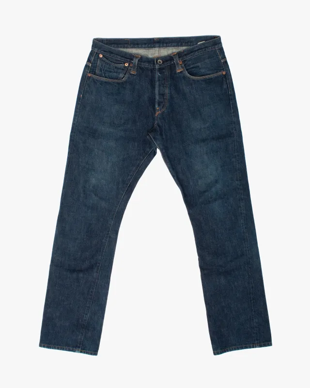 Japanese Repro Denim Jeans, 32, Stevenson Overall Co, Scooped Pockets sold by Kiriko
