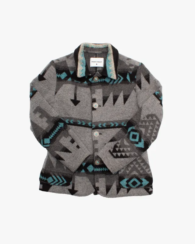 Japanese Repro Jacket, M, Front Street, Gray Multicolor sold by Kiriko