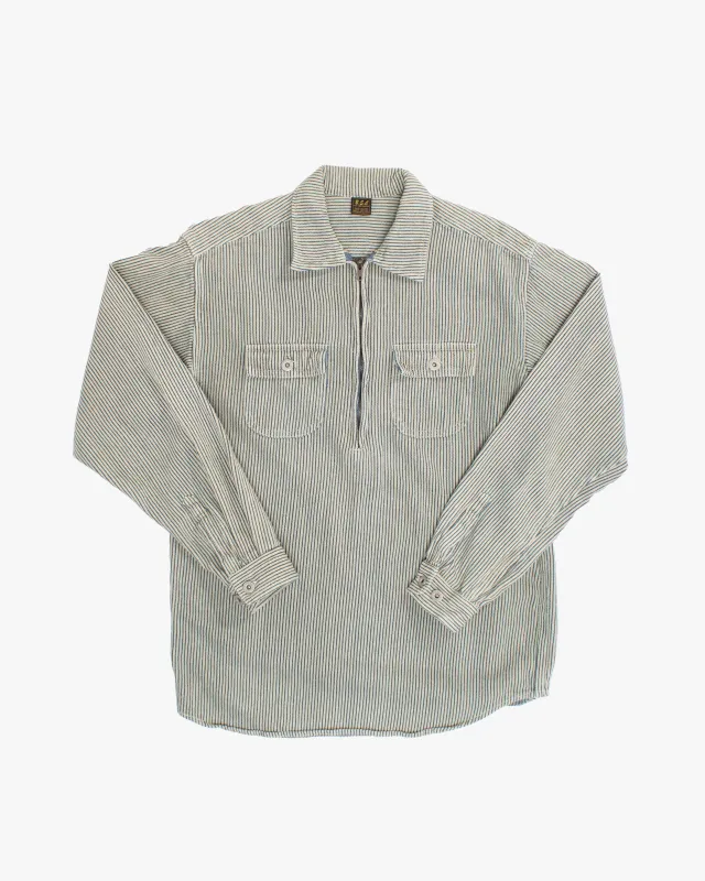 Japanese Repro Jacket, L, Back Street Crawler, Blue and White Stripe sold by Kiriko