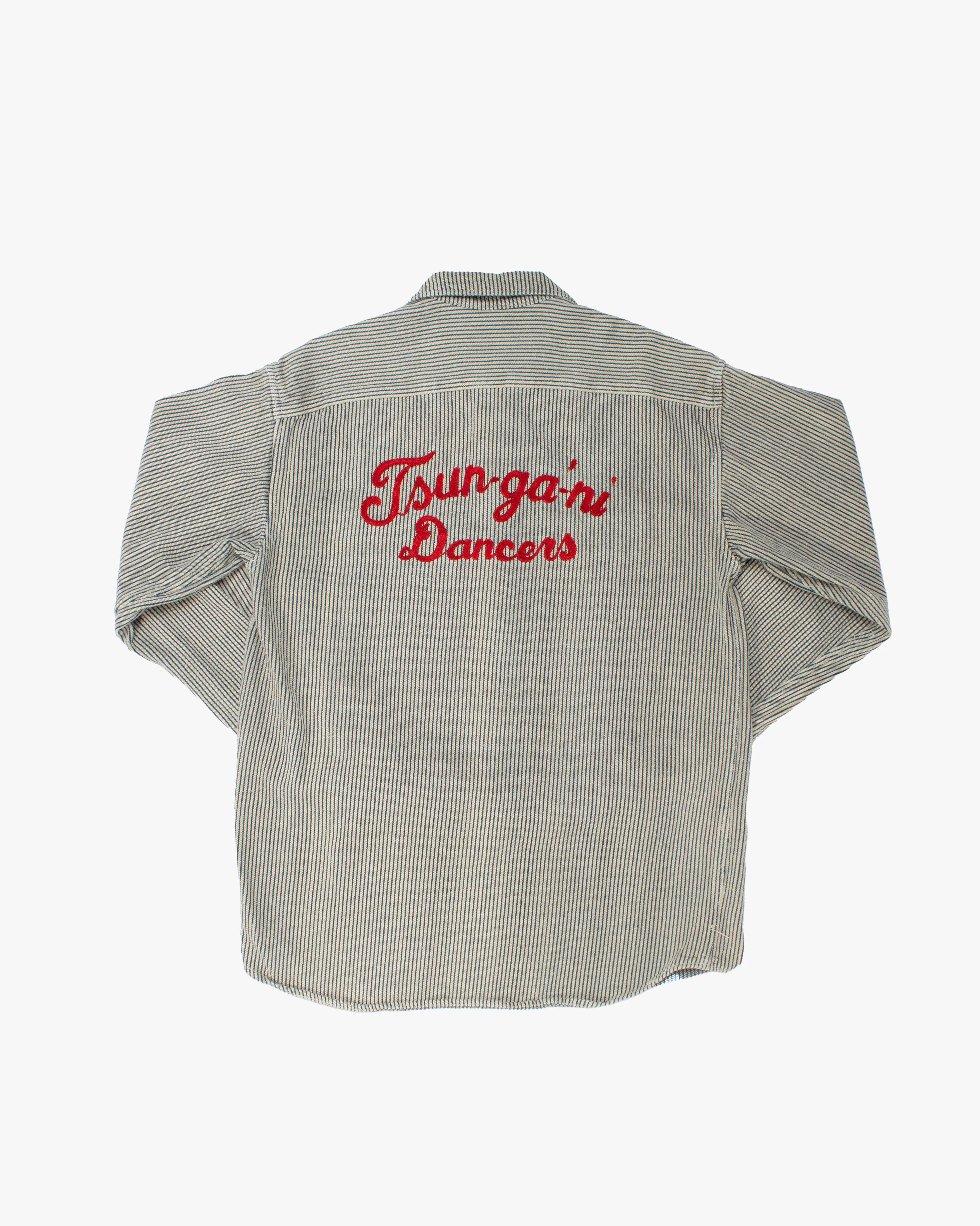 Japanese Repro Jacket, L, Back Street Crawler, Blue and White Stripe sold by Kiriko product image thumbnail 3