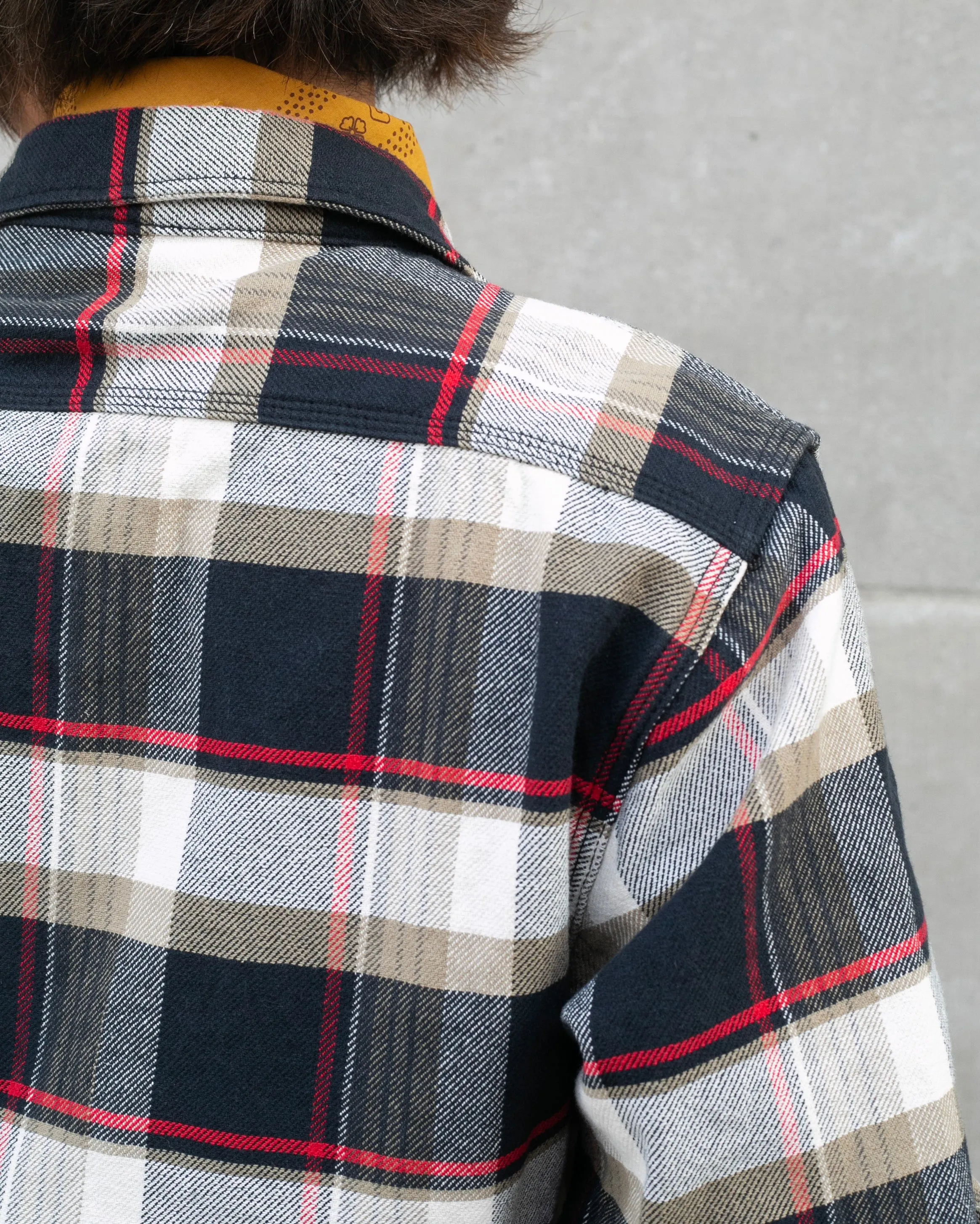 Japanese Repro Button Up Shirt, XXL, Houston & Inc., Black Check Flannel sold by Kiriko product image thumbnail 4