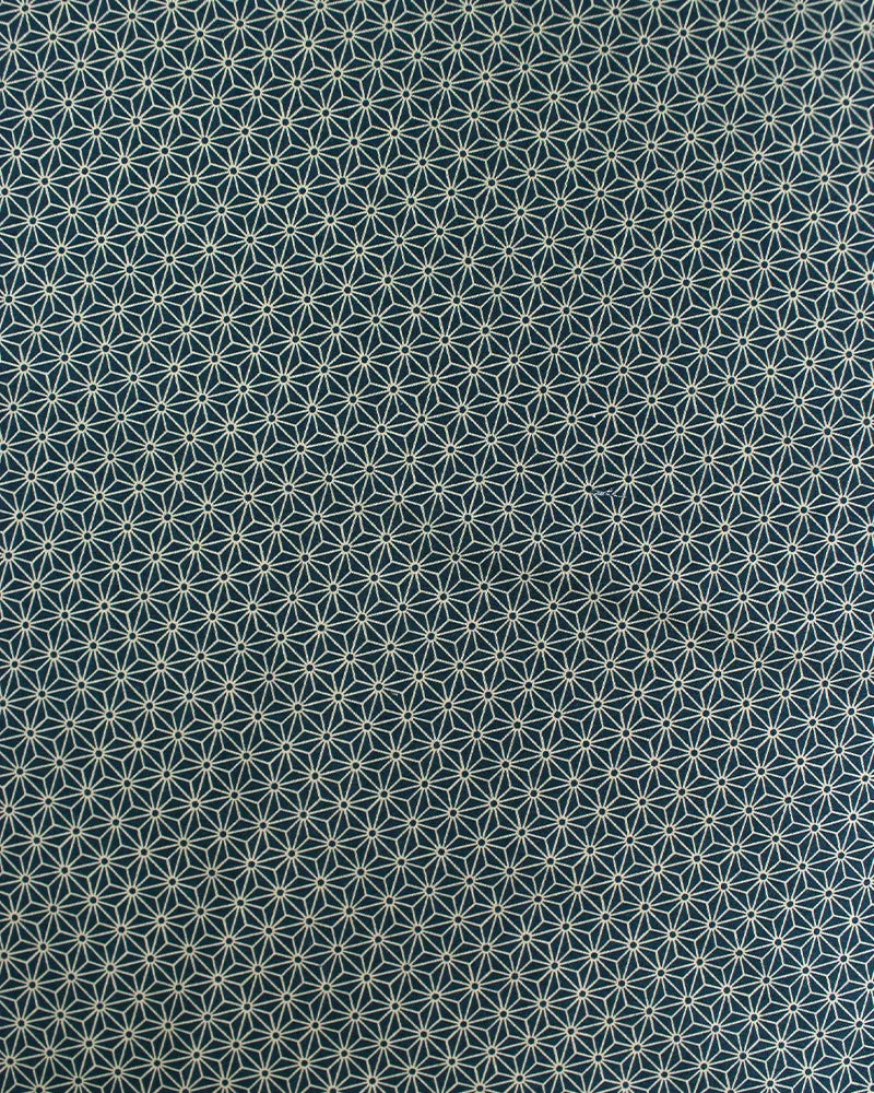 Kiriko Original Bandana, Classic, Teal Asanoha sold by Kiriko product image thumbnail 4