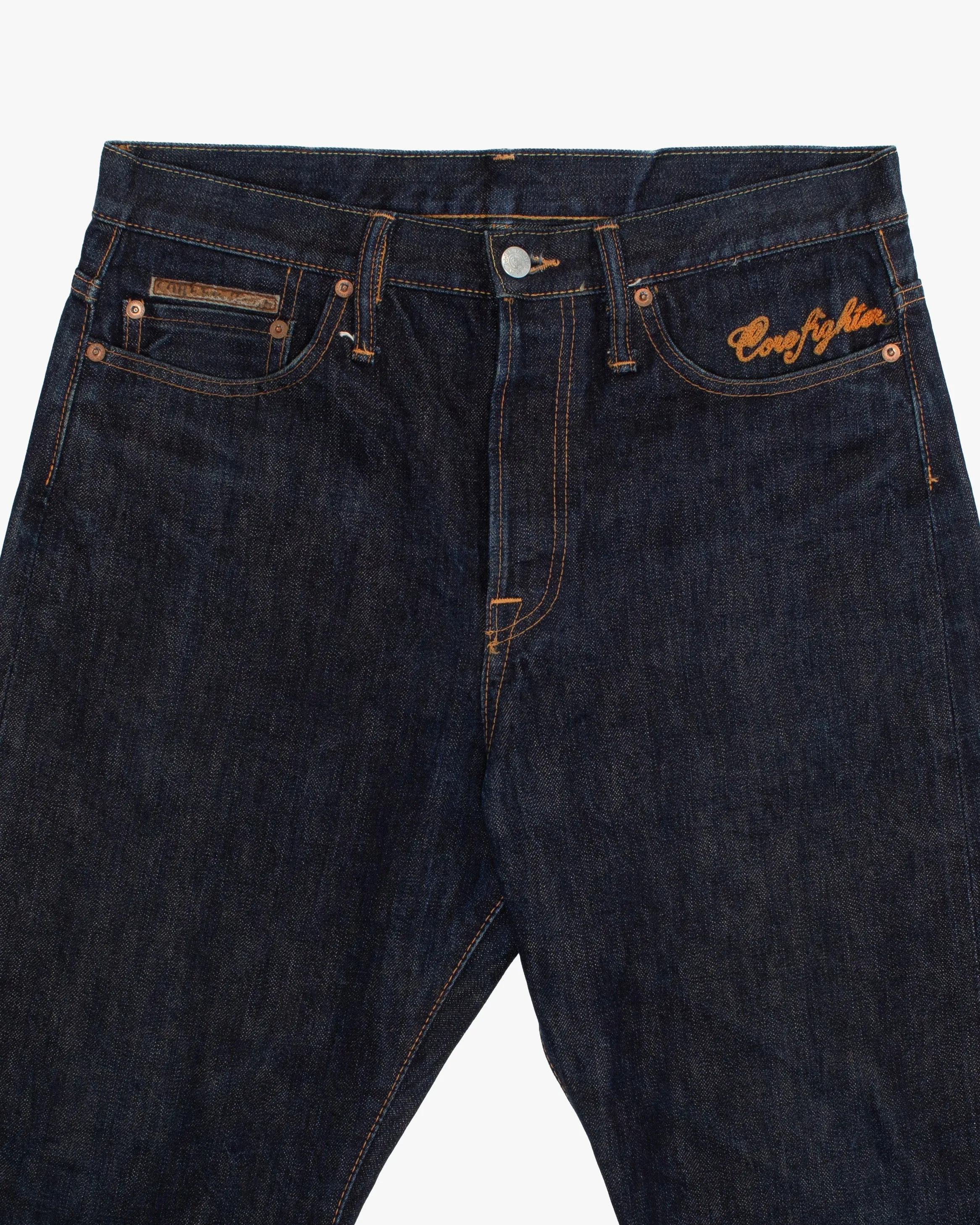 Japanese Repro Denim Jeans, 32, Core Fighter, Dark Indigo sold by Kiriko product image thumbnail 2