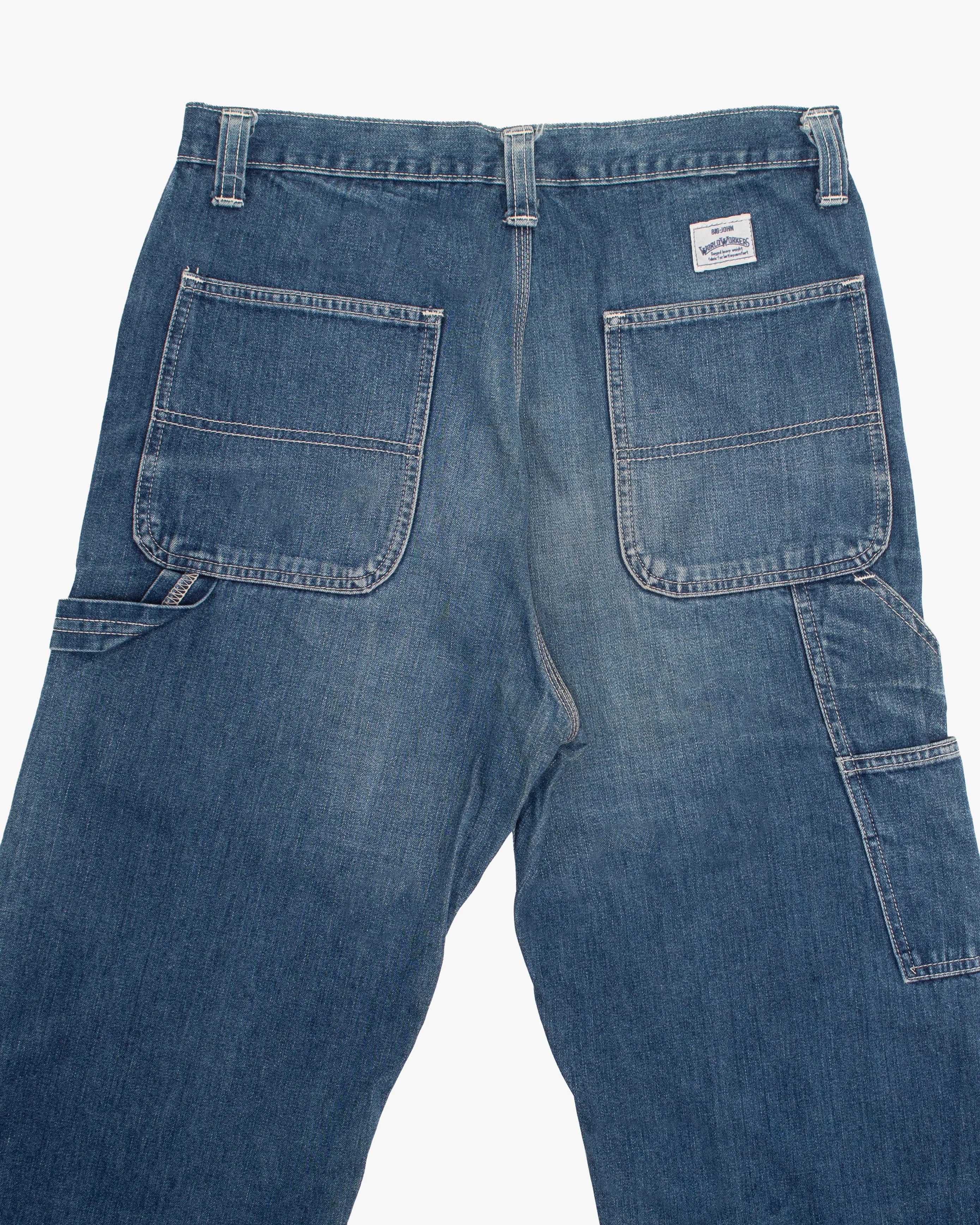 Japanese Repro Denim Jeans, 30, Big John, Light Wash Blue sold by Kiriko product image thumbnail 4
