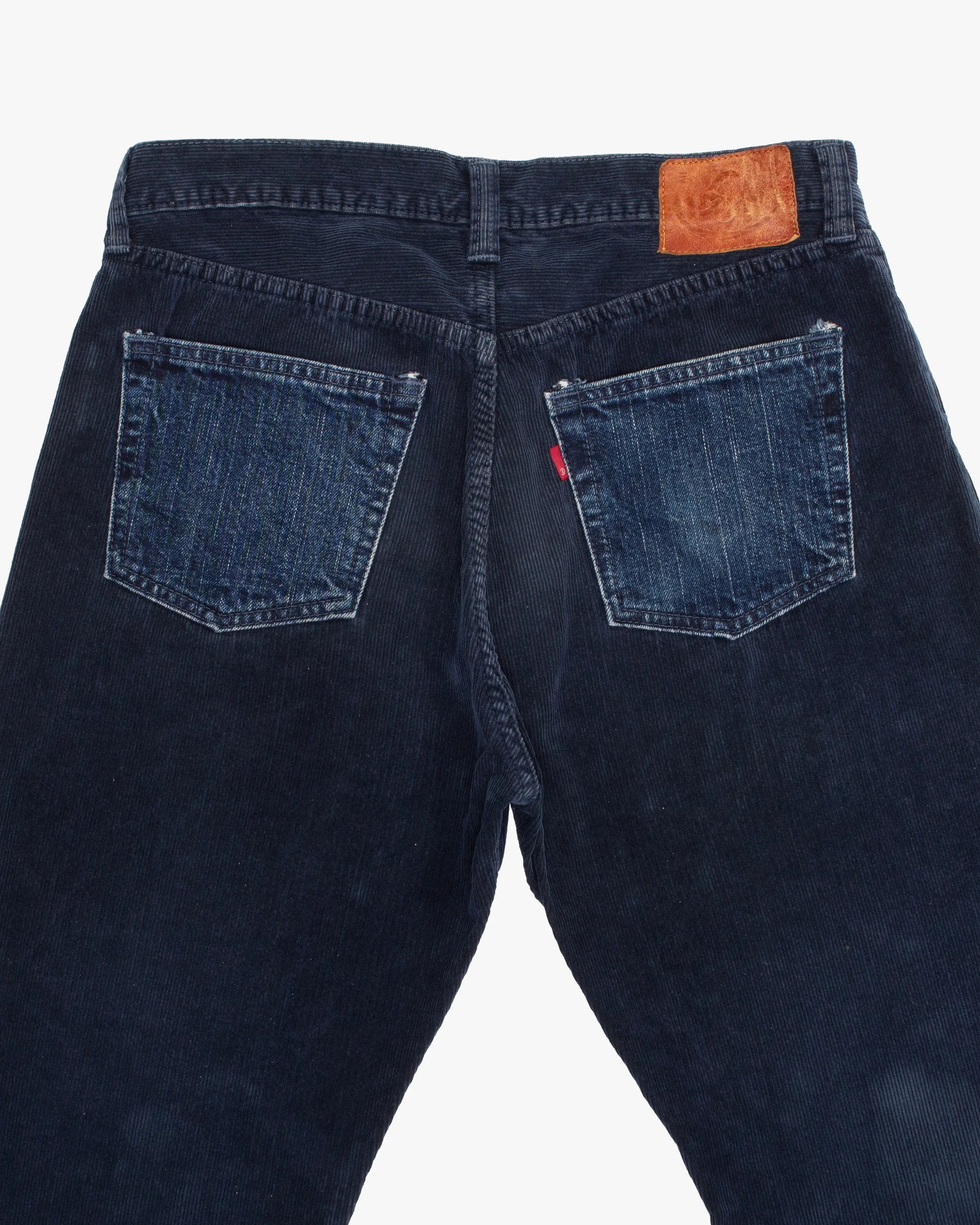 Japanese Repro Denim Jeans, 32, Eternal, Navy Corduroy sold by Kiriko product image thumbnail 5