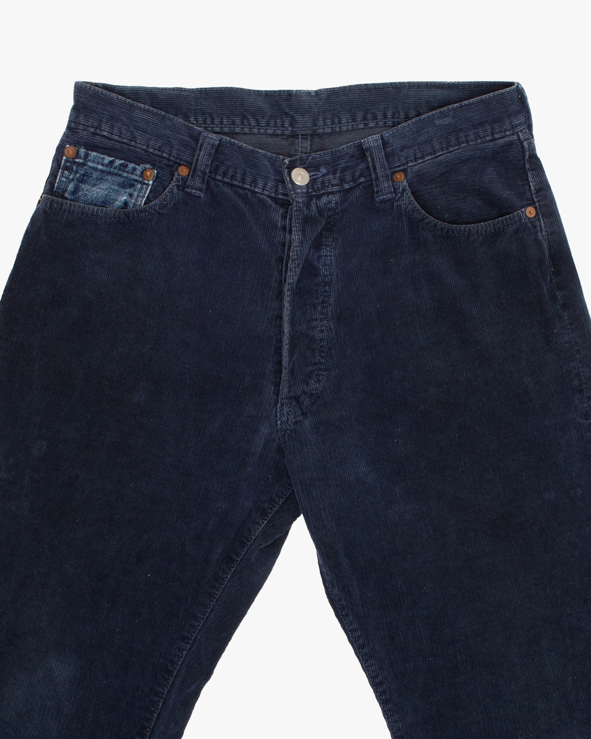 Japanese Repro Denim Jeans, 32, Eternal, Navy Corduroy sold by Kiriko product image thumbnail 2