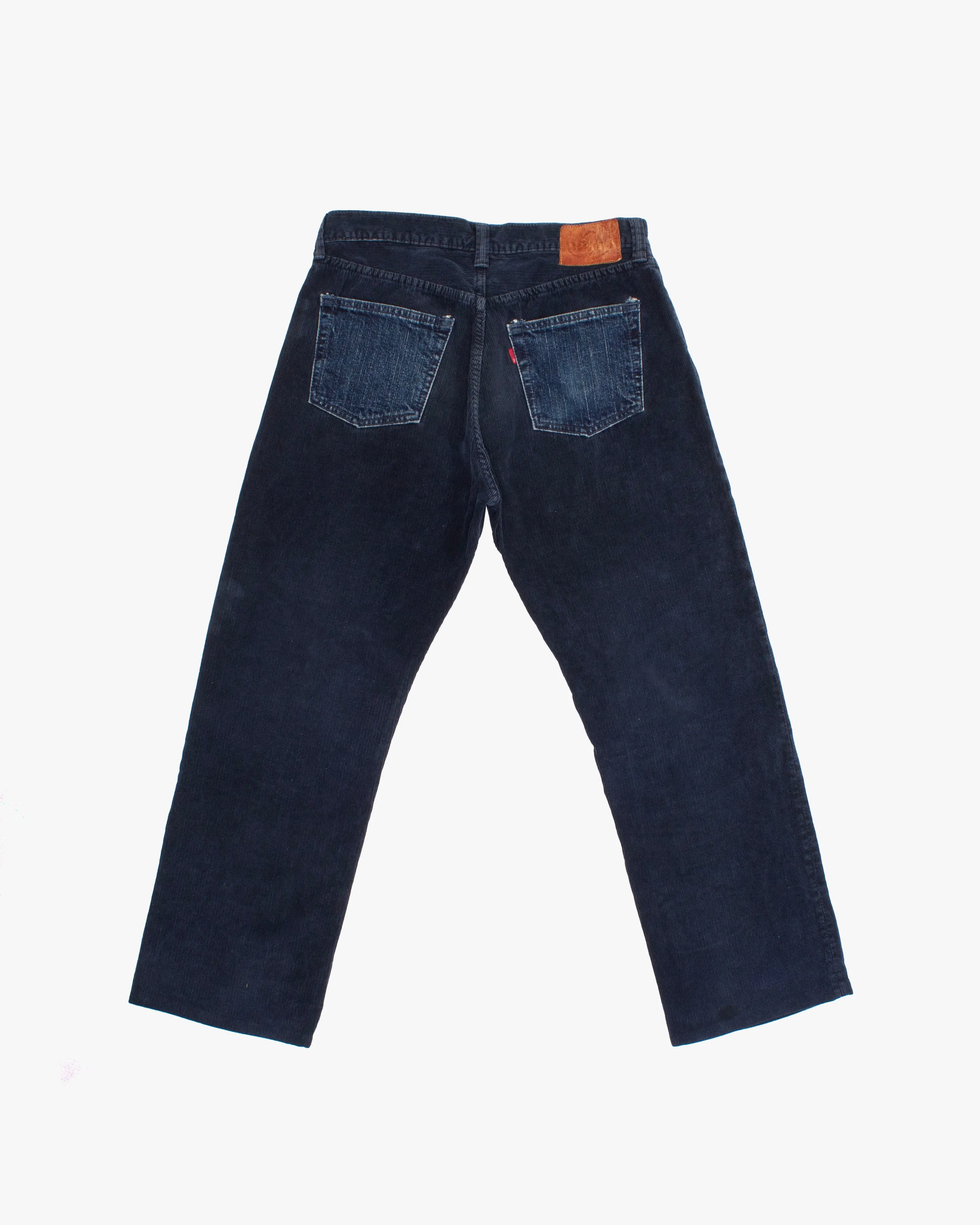 Japanese Repro Denim Jeans, 32, Eternal, Navy Corduroy sold by Kiriko product image thumbnail 4