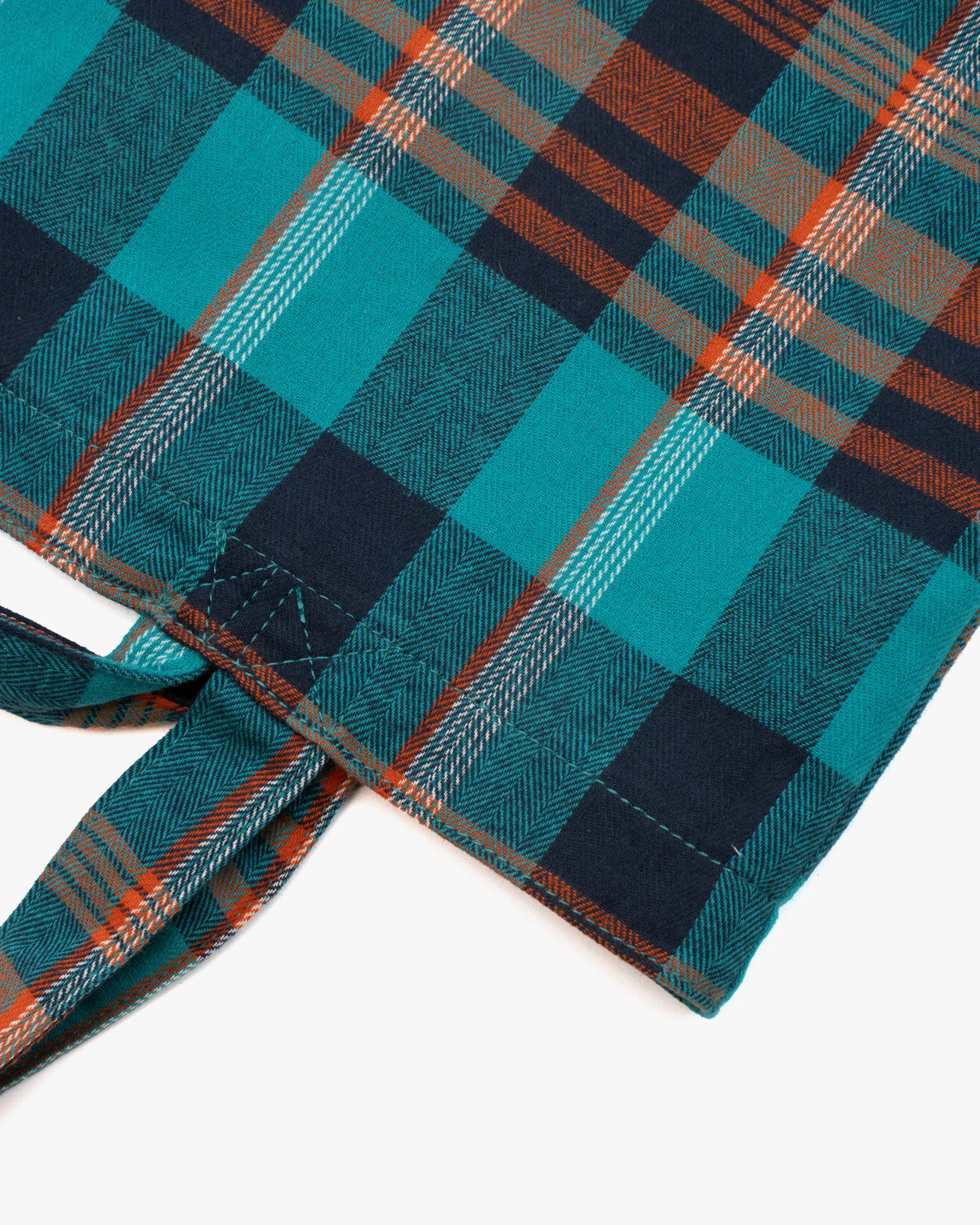 Wa Modern Tote, Blue Plaid, Usagi sold by Kiriko product image thumbnail 3