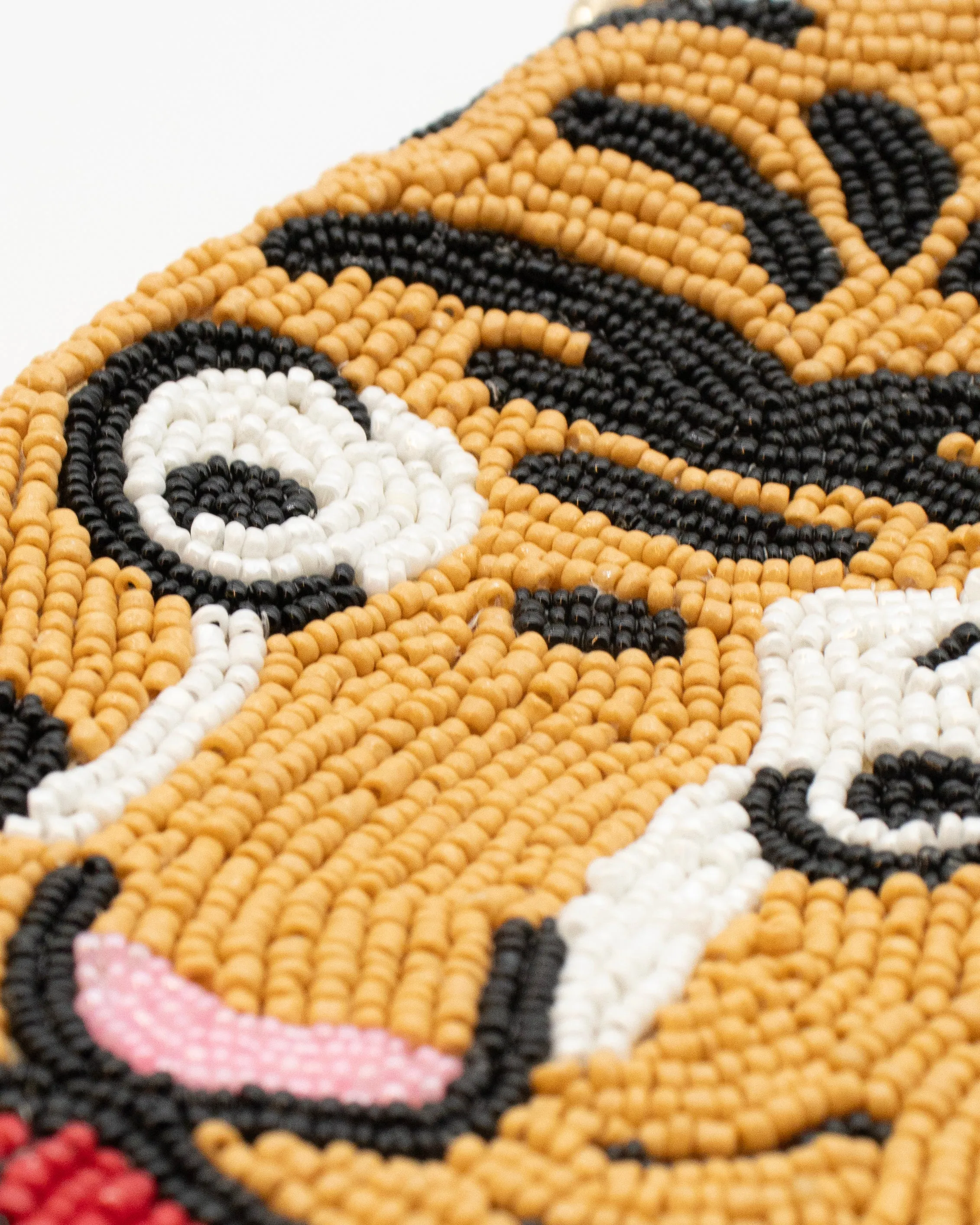 Beaded Coin Pouch, Tora sold by Kiriko product image thumbnail 3