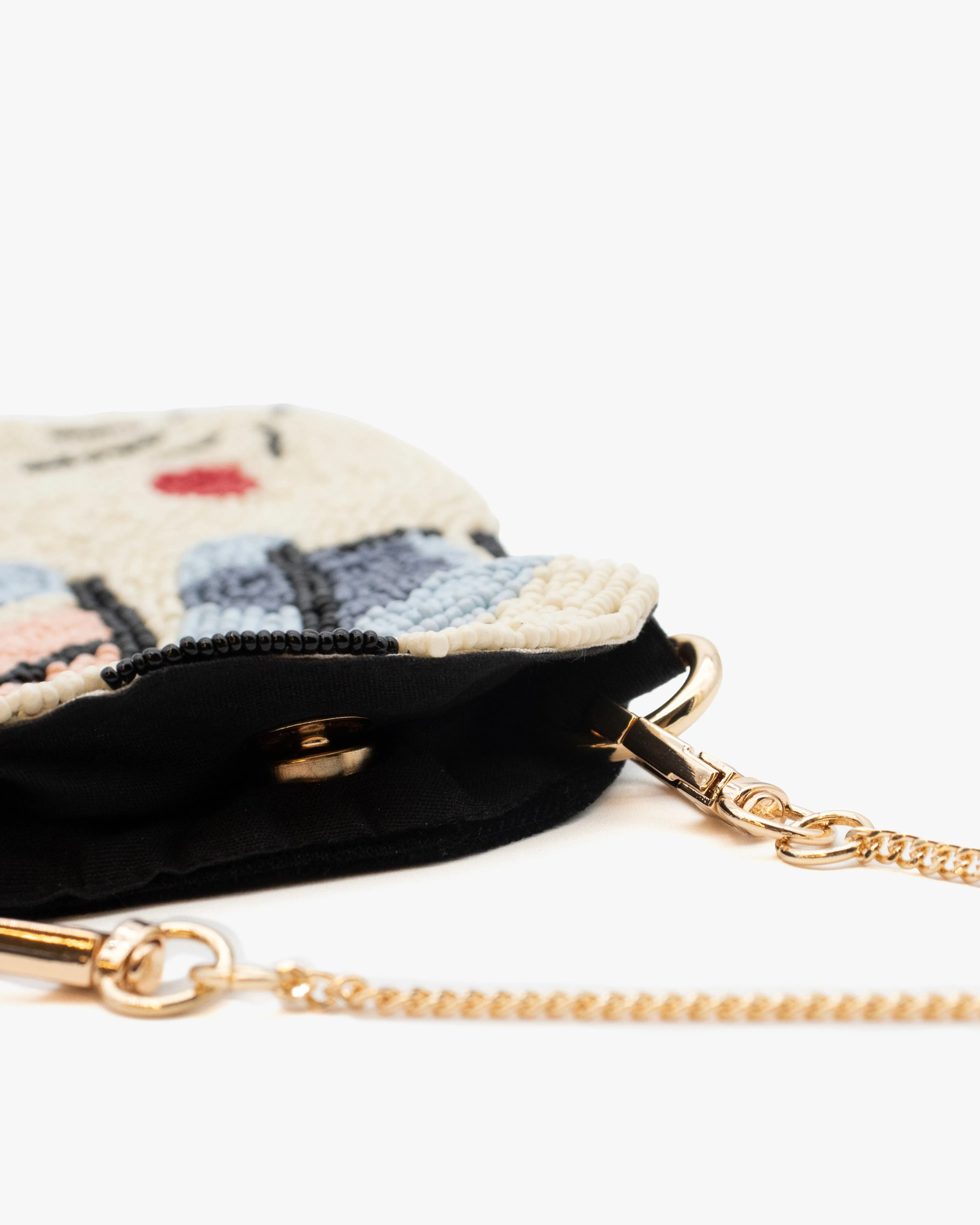 Beaded Coin Pouch, Usagi sold by Kiriko product image thumbnail 5