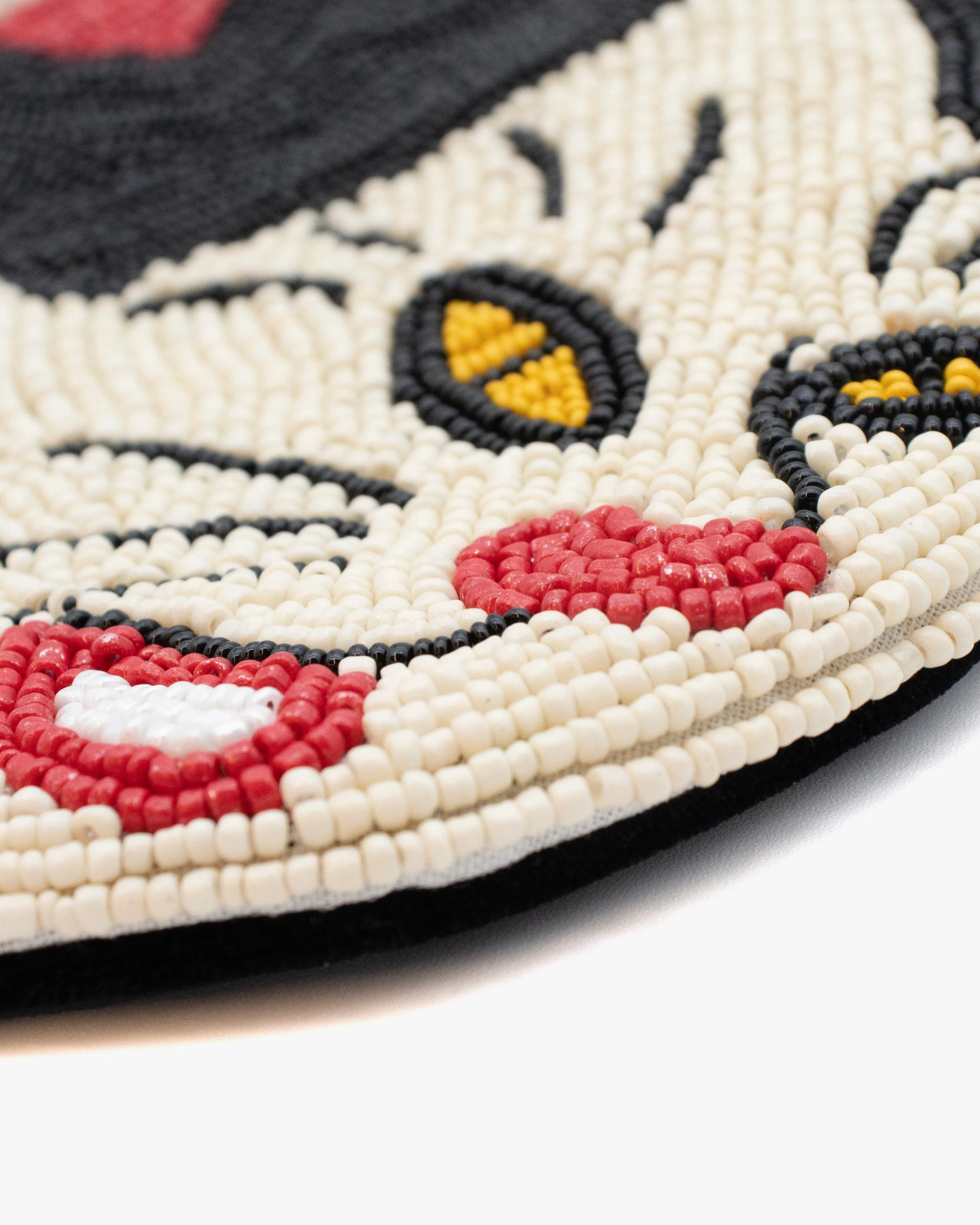 Beaded Coin Pouch, Neko sold by Kiriko product image thumbnail 4