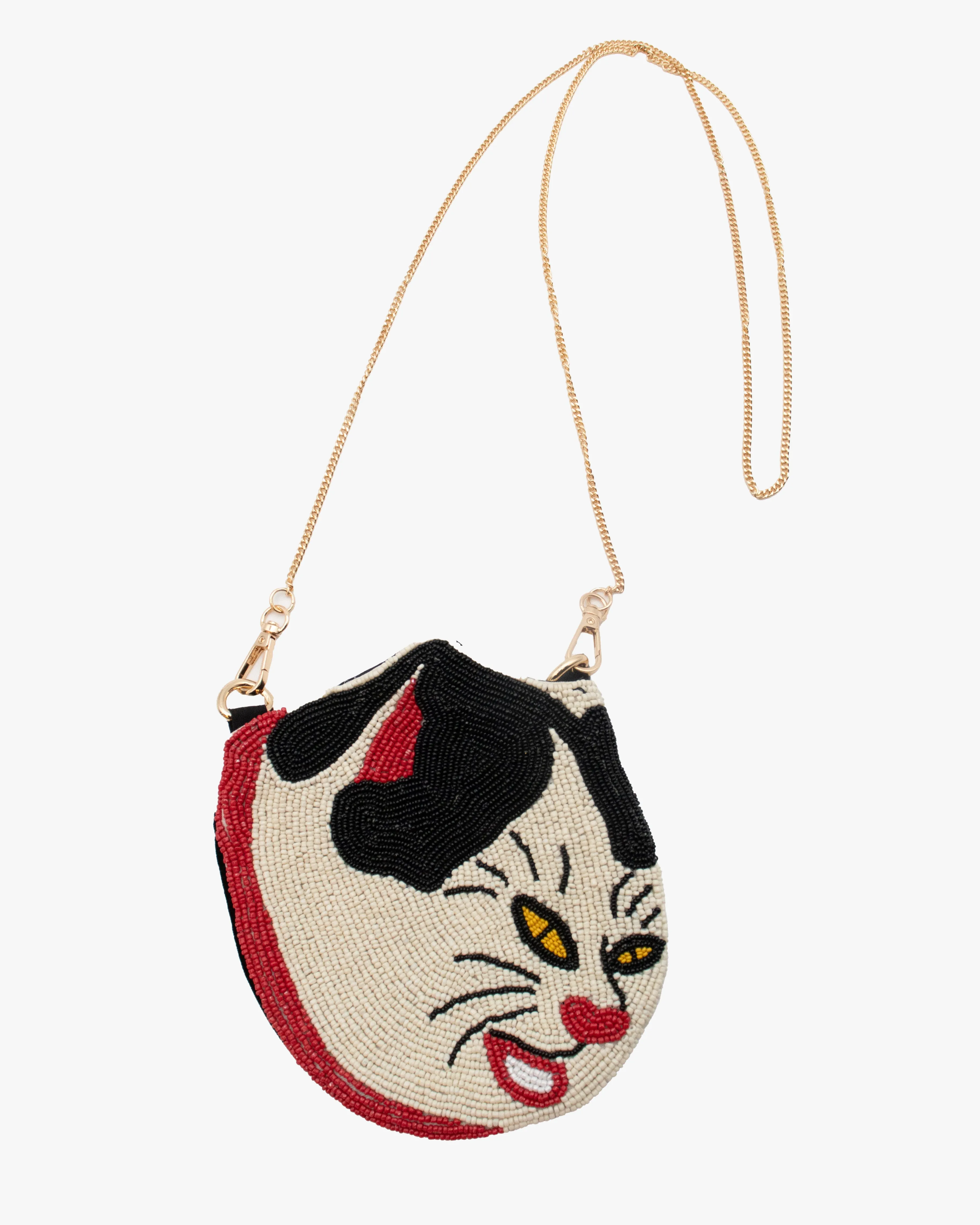Beaded Coin Pouch, Neko sold by Kiriko