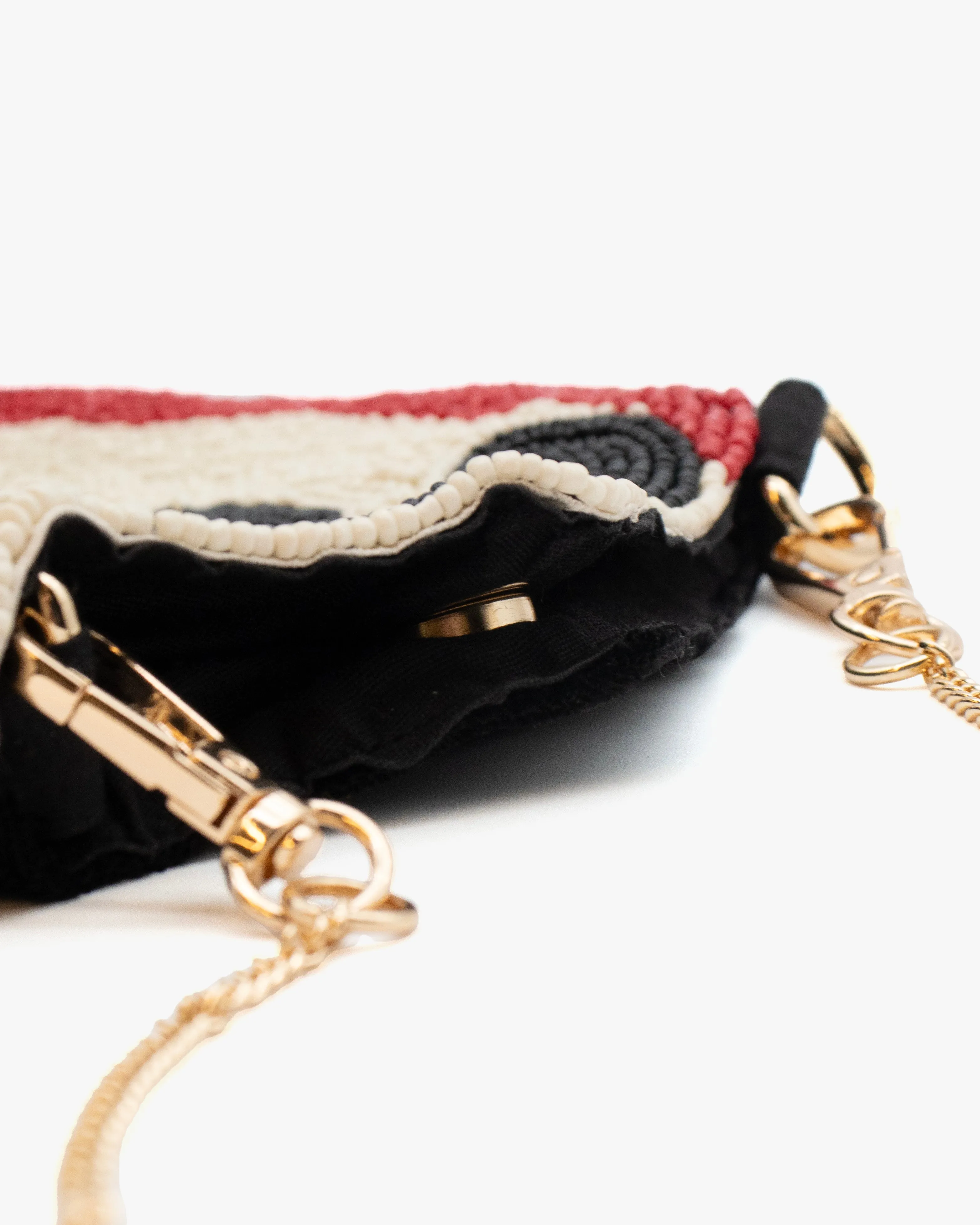 Beaded Coin Pouch, Neko sold by Kiriko product image thumbnail 5