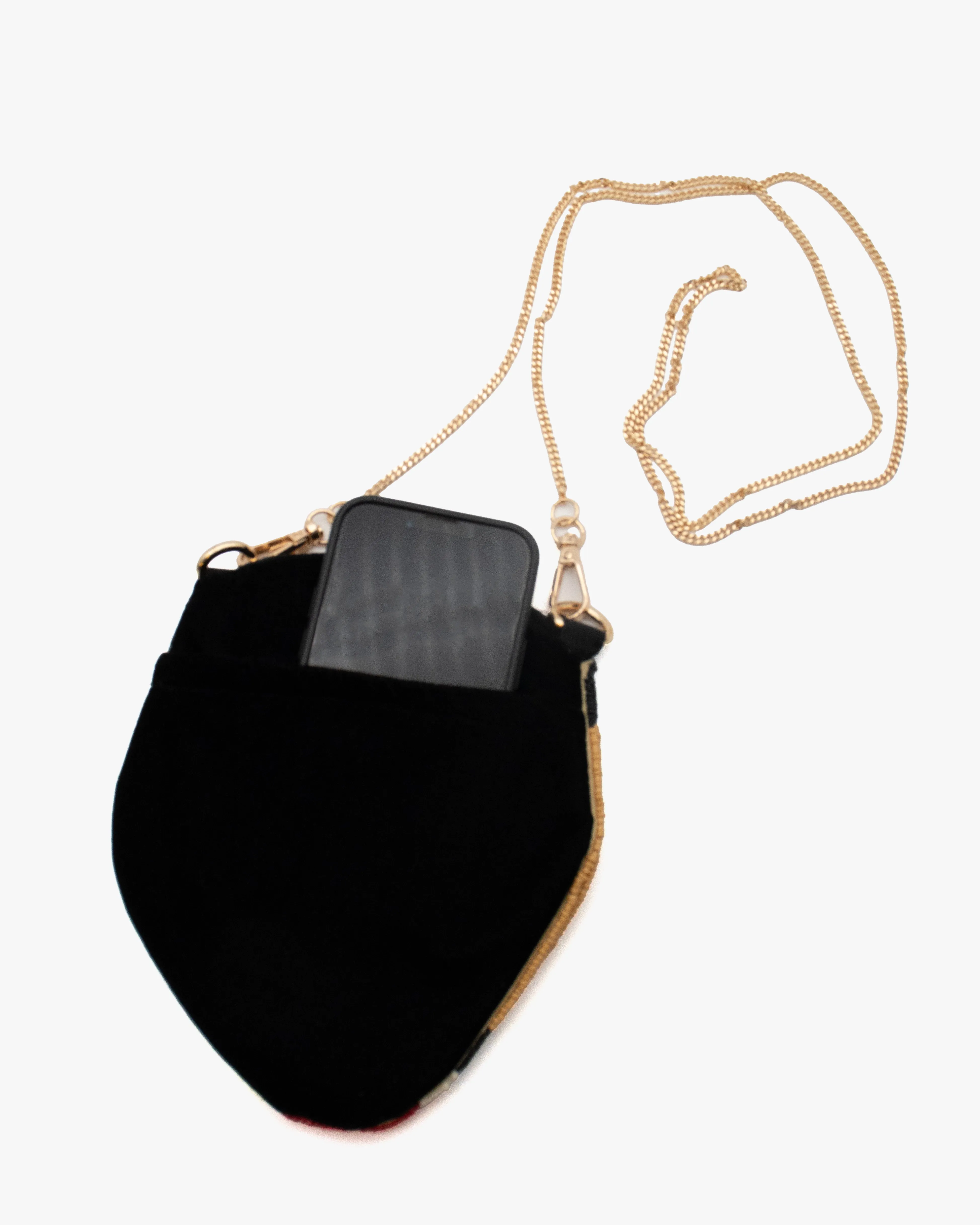 Beaded Coin Pouch, Neko sold by Kiriko product image thumbnail 3