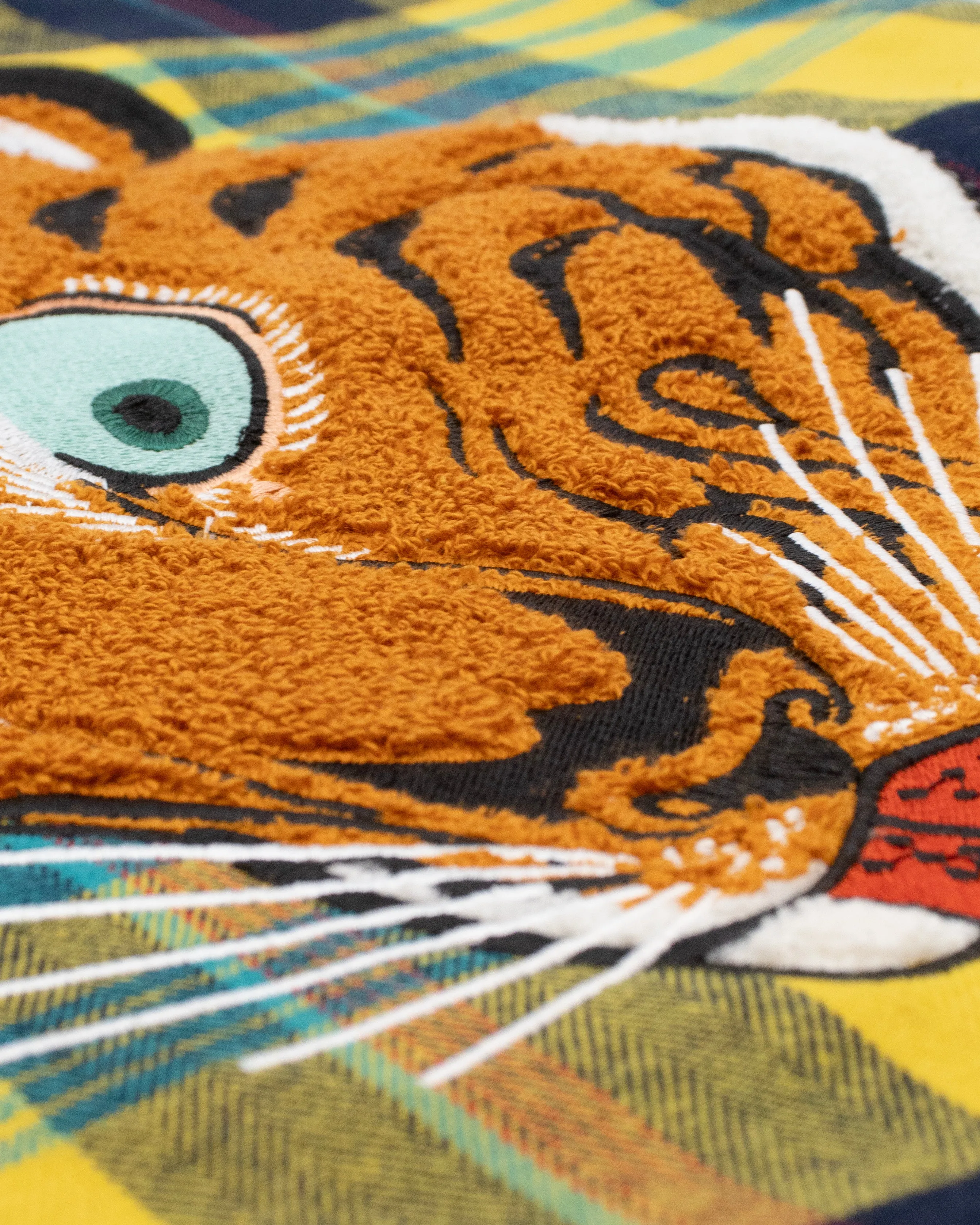 Wa Modern Tote, Yellow Plaid, Tora sold by Kiriko product image thumbnail 5