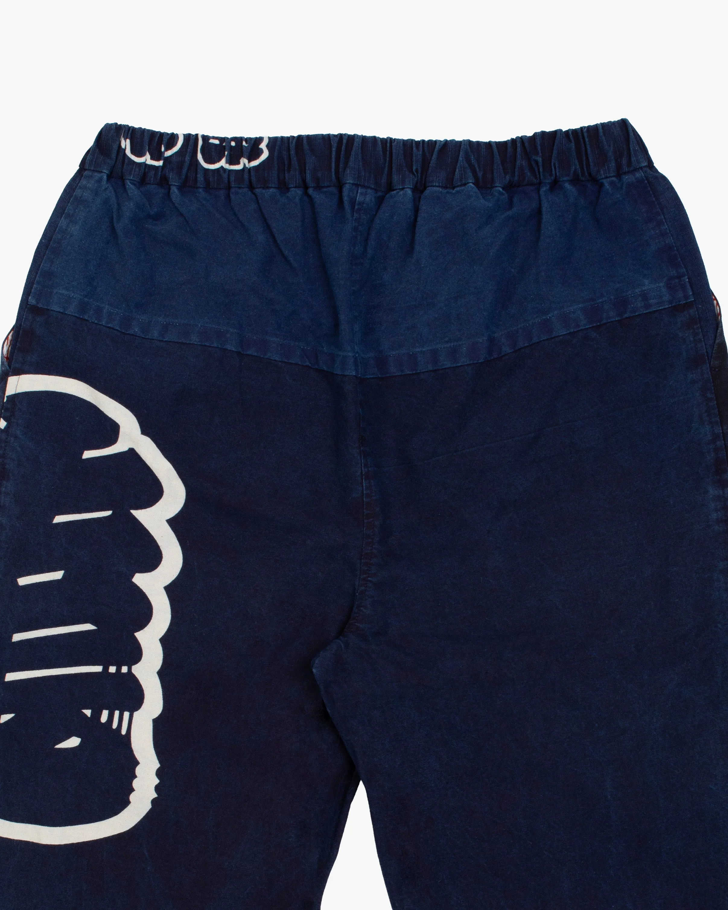 Modern Monpe Pants, Aizawa, Indigo with Partial Ryu sold by Kiriko product image thumbnail 4