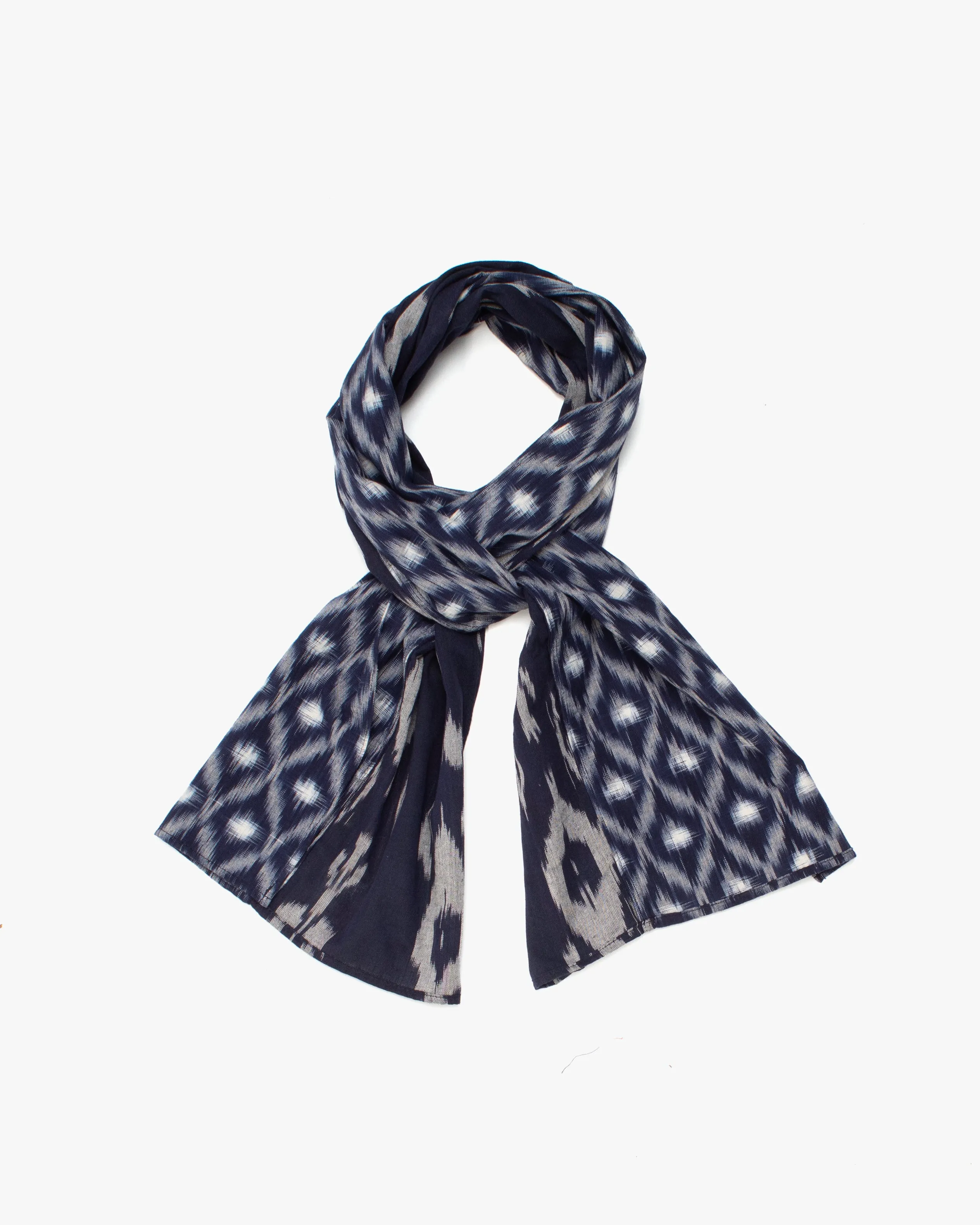 Kiriko Original Scarf, Double Split, Indian Kasuri, #1 sold by Kiriko product image thumbnail 2
