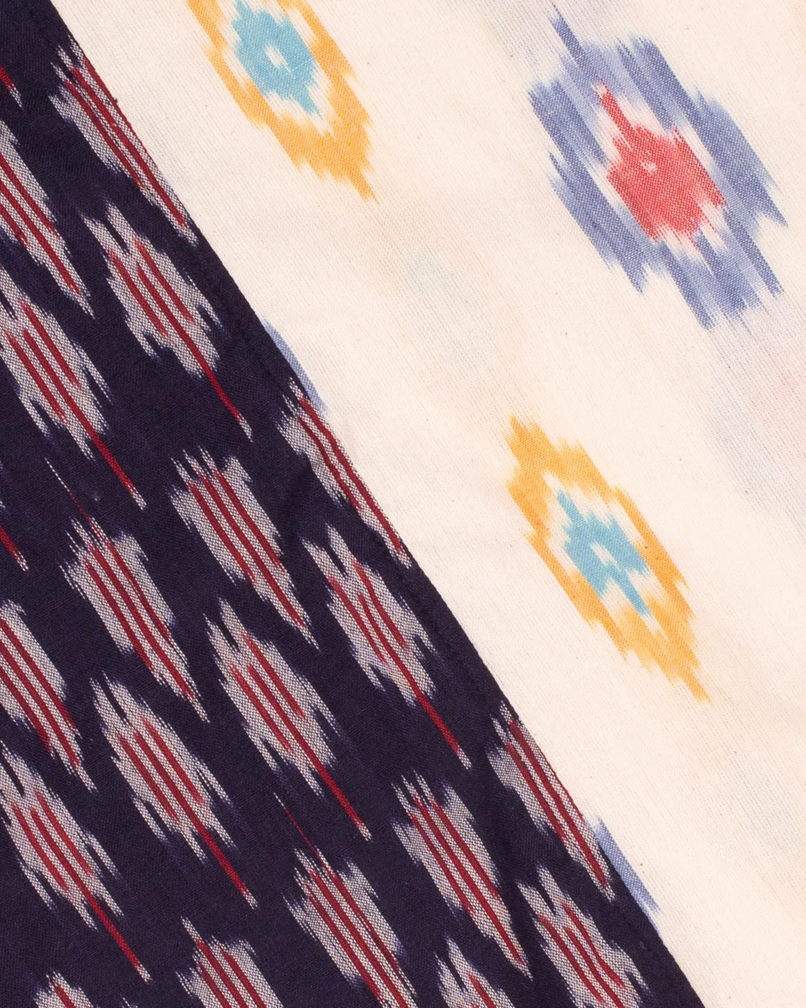 Kiriko Original Scarf, Double Split, Indian Kasuri, #3 sold by Kiriko product image thumbnail 3