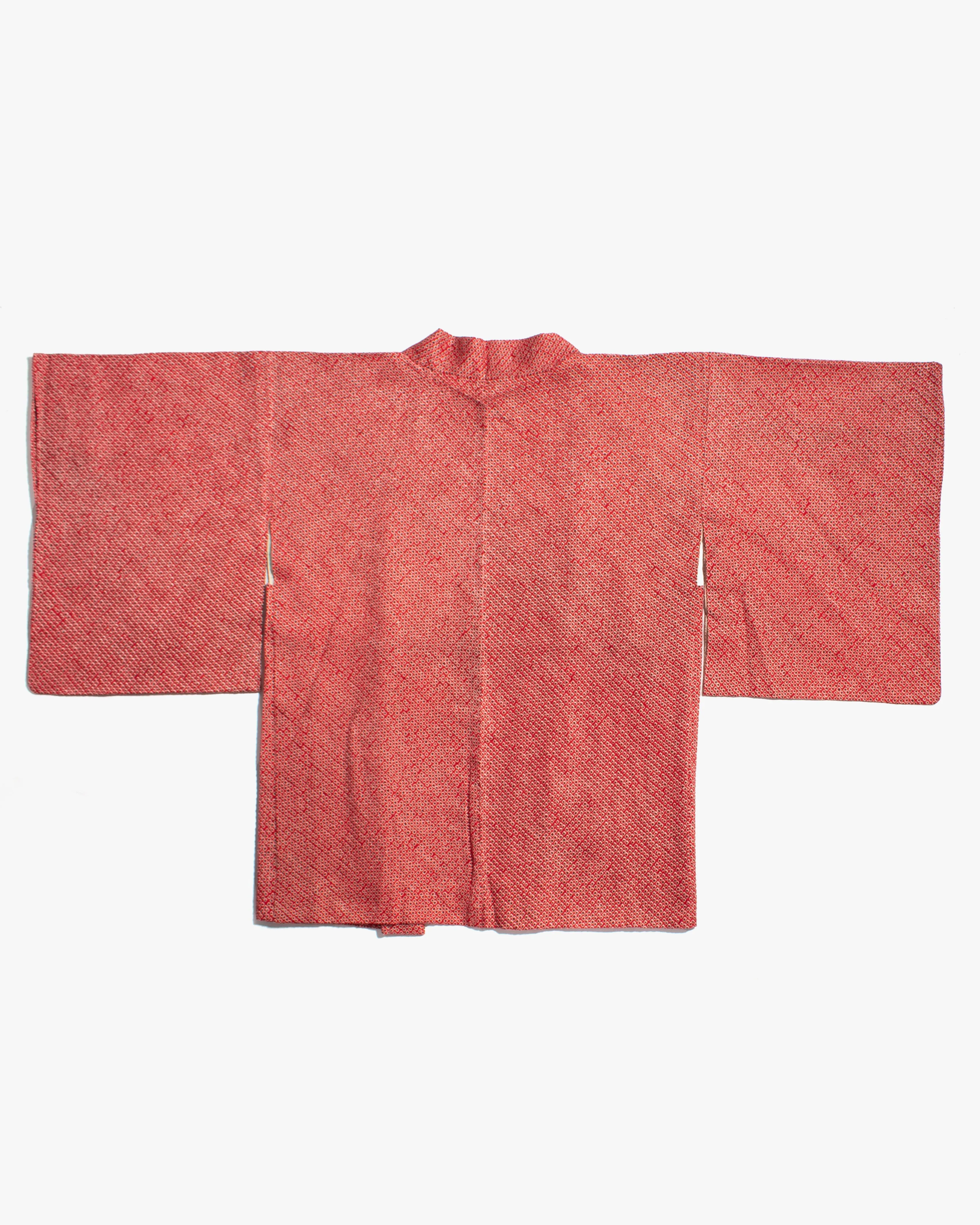 Vintage Haori Jacket, Full Shibori, Red sold by Kiriko product image thumbnail 4