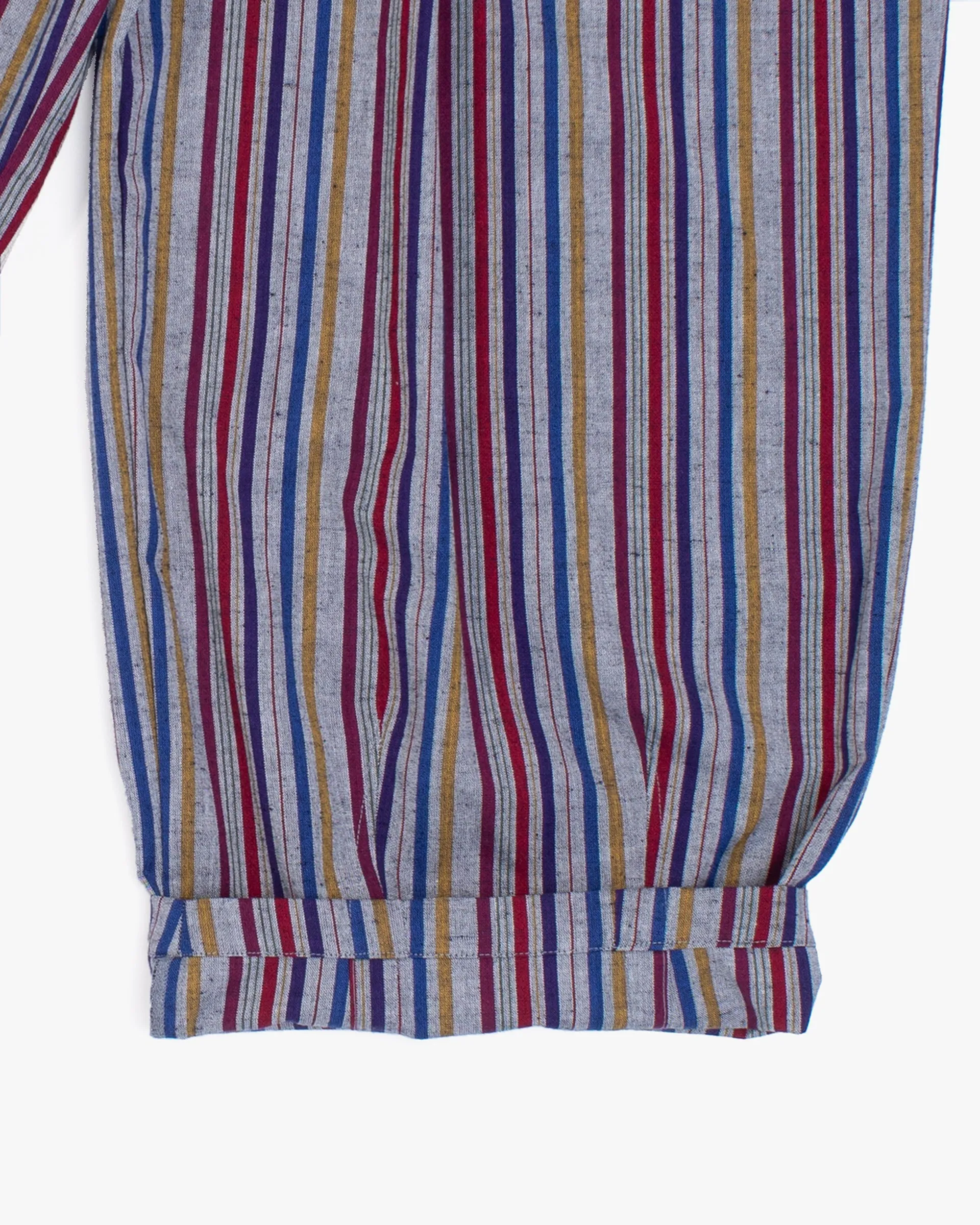 Kiriko x ToK, Lantern Pants, Kurume Weave, Multi Color sold by Kiriko product image thumbnail 4
