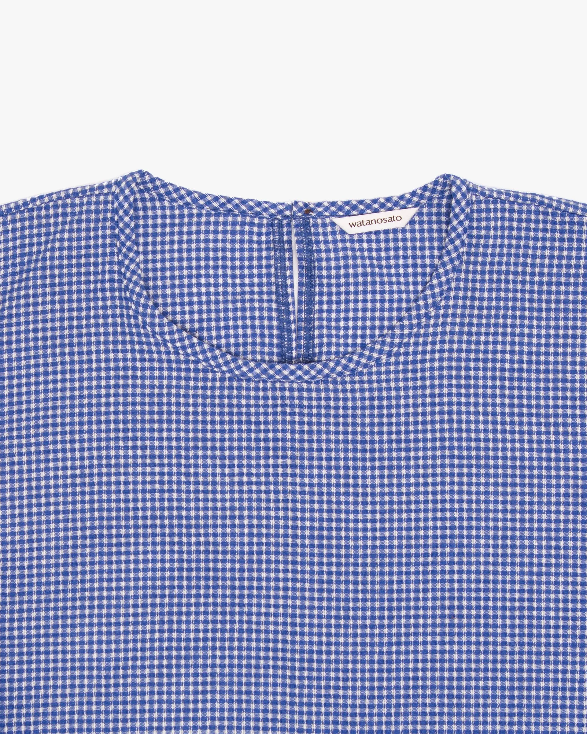 ToK Long Dress, Oversized, Blue Gingham sold by Kiriko product image thumbnail 3
